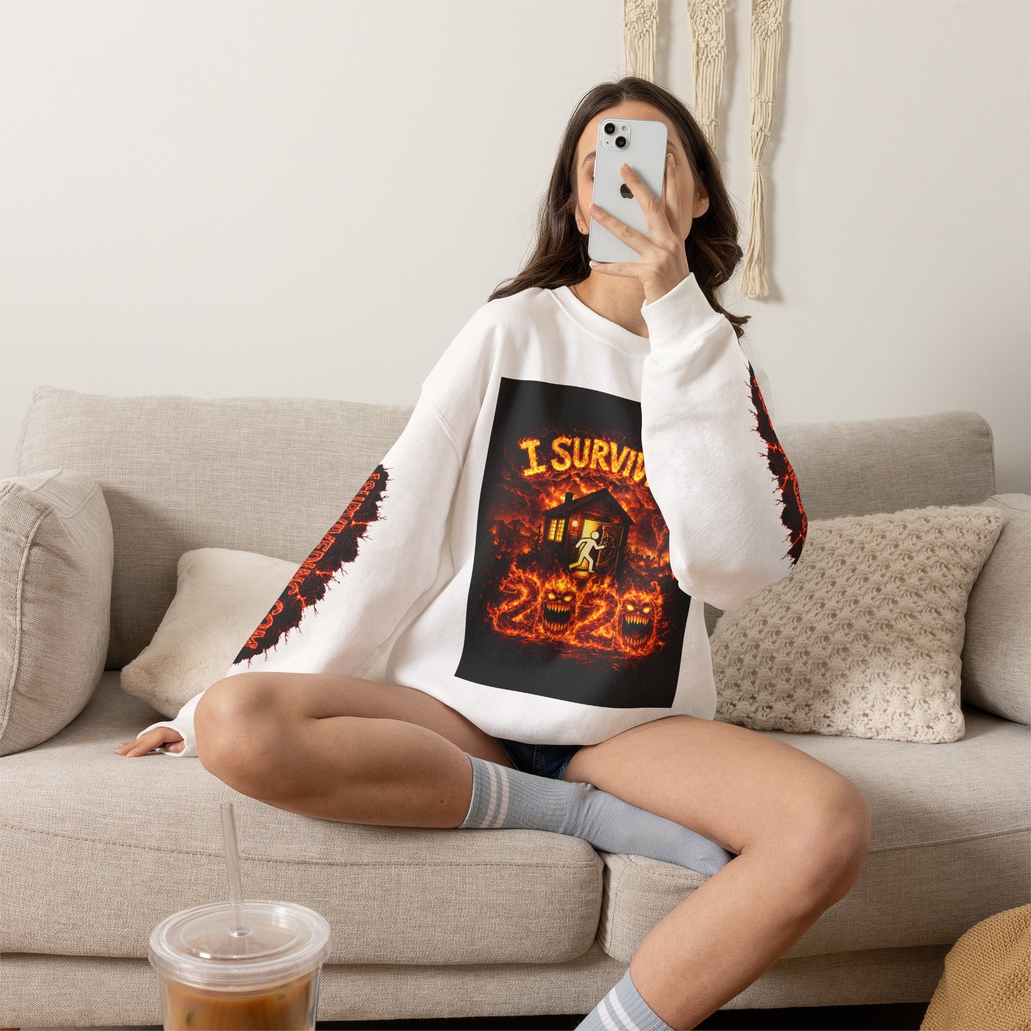 I Survived 2020 — WILDFIRES S2:E1: "Berry Creek" Memorial Unisex Heavy Blend™ Crewneck Sweatshirt