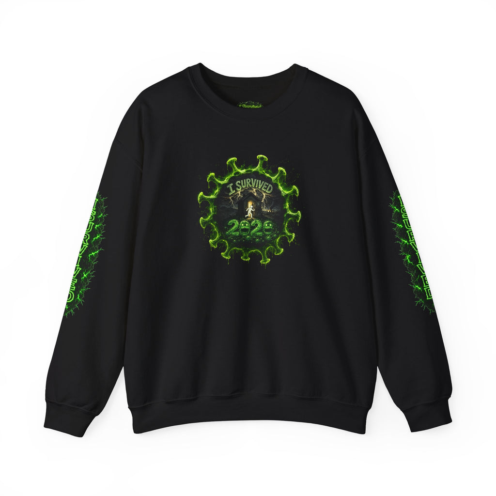 I Survived 2020 — PANDEMIC S1:E5: Director's Cut "Delivery Doomsday" Unisex Heavy Blend™ Crewneck Sweatshirt