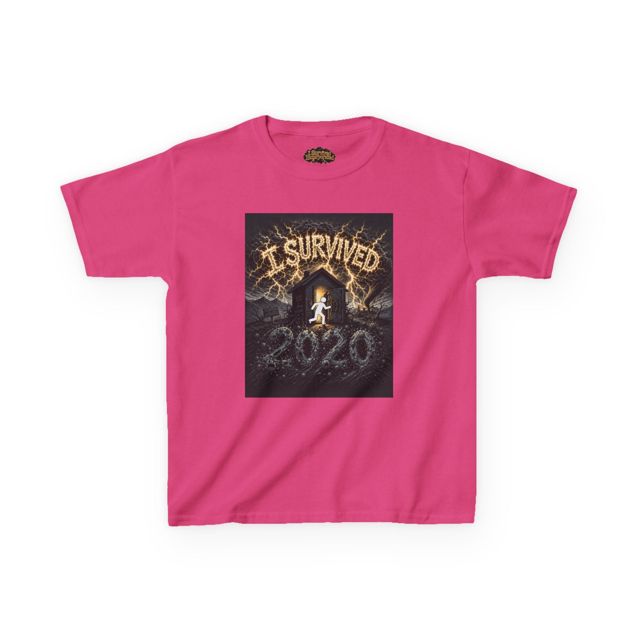 I Survived 2020 — Original Design Teaser Tee | Season 1 Premiere Drop Kids Heavy Cotton™ Tee
