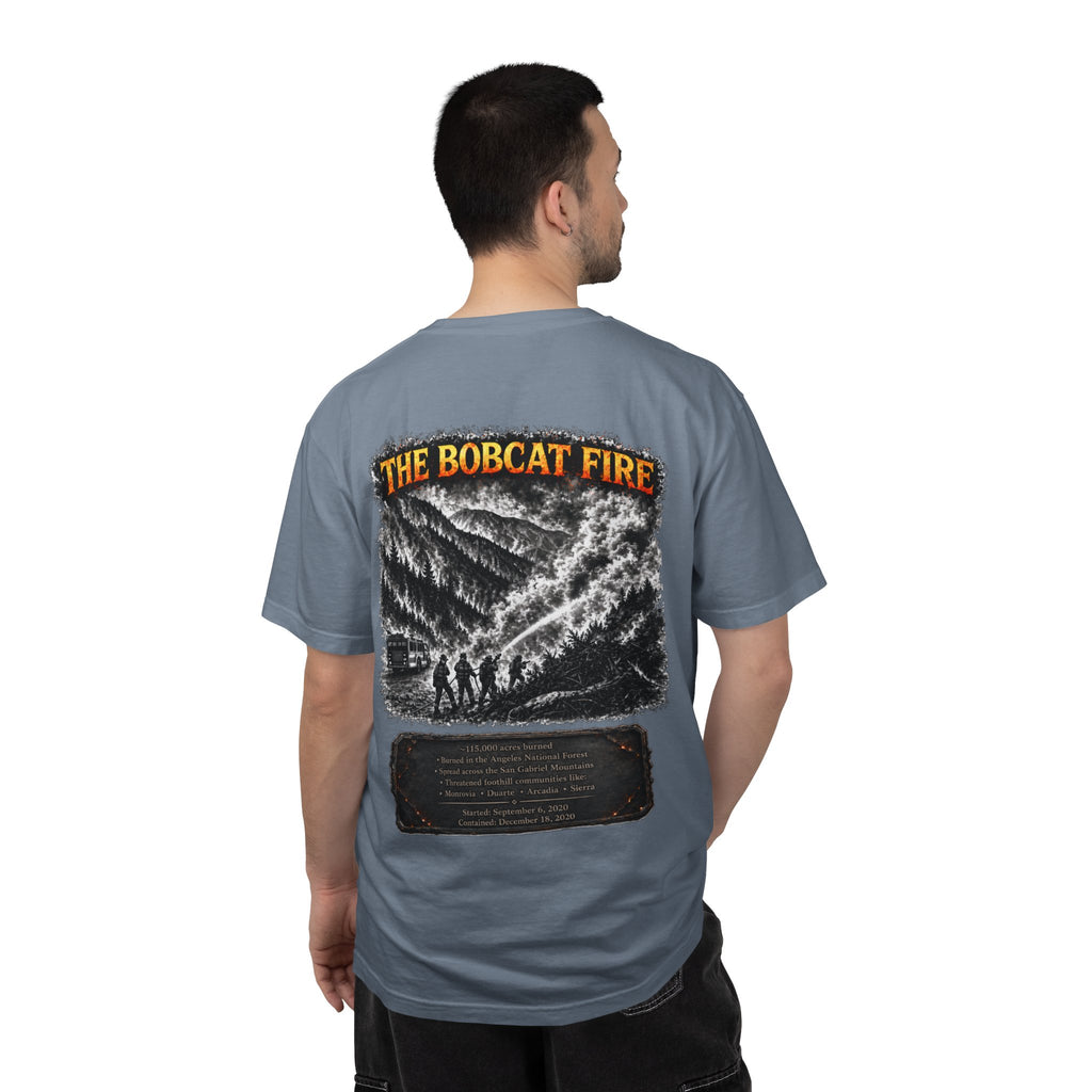 I Survived 2020 — Director's Cut S2:E2 "The Bobcat Fire" | Wildfire Edition Memorial Unisex Garment-Dyed T-shirt