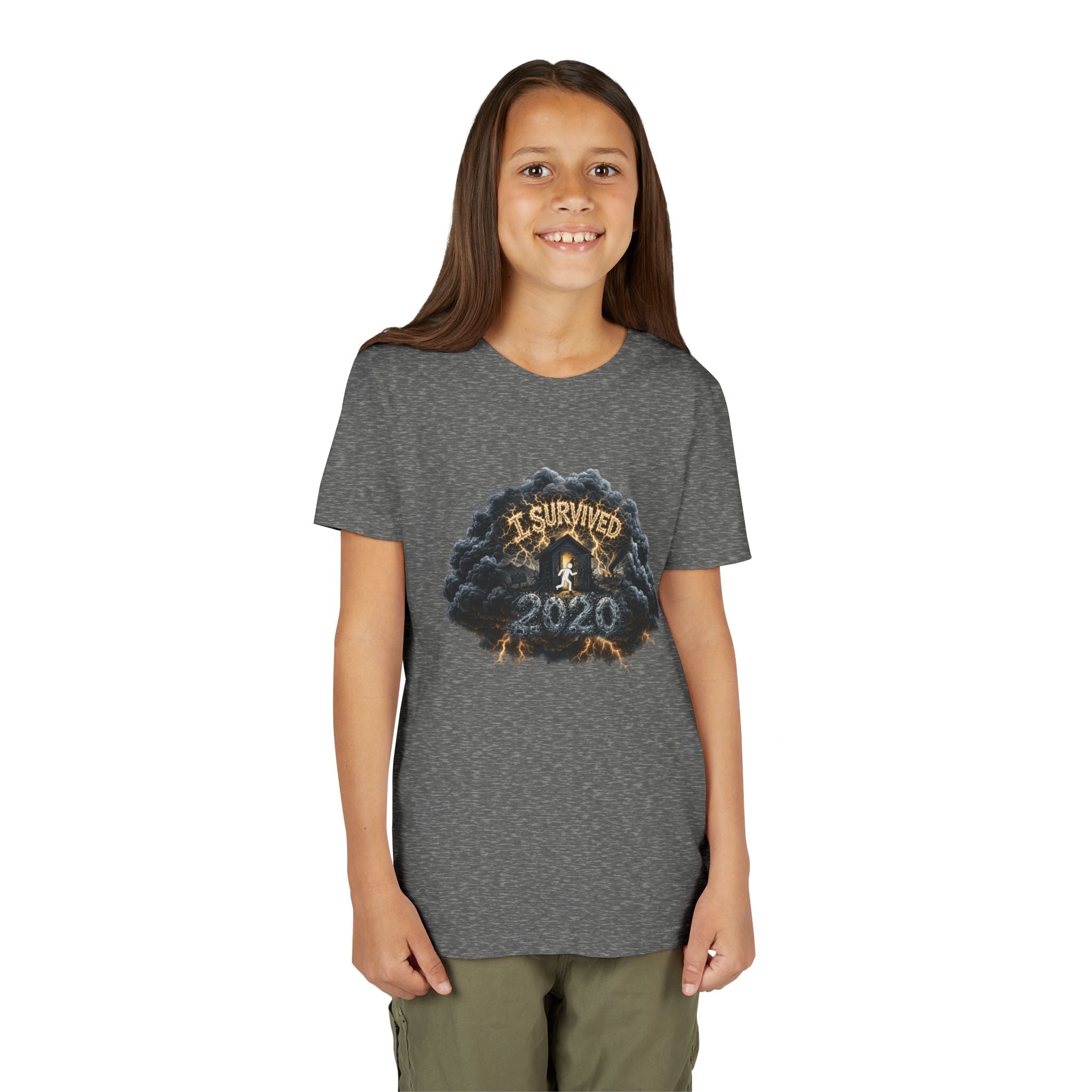 I Survived 2020 — Director's Cut Original Design Teaser Tee | Season 1 Premiere Drop Youth Short Sleeve Tee