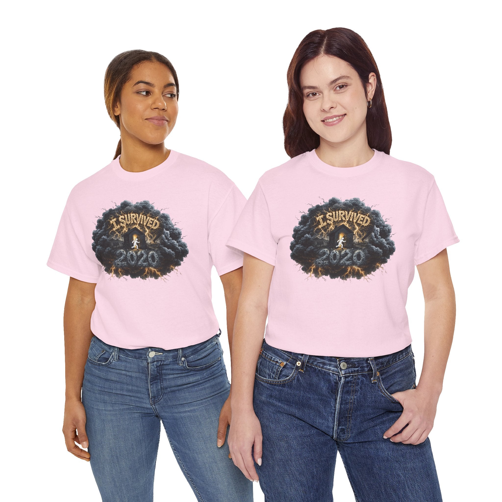 I Survived 2020 — Director's Cut Original Design Teaser Tee | Season 1 Premiere Drop Unisex Heavy Cotton Tee