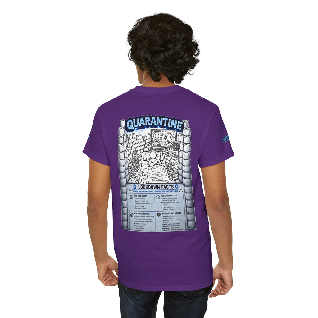 I Survived 2020 — LOCKDOWN S3:E1: Special Edition "Quarantine" Unisex Heavy Cotton Tee