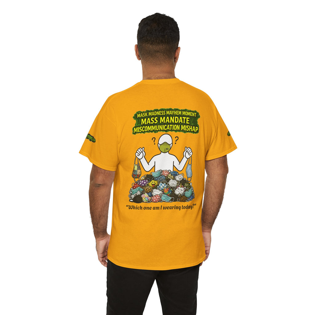 I Survived 2020 — PANDEMIC S1:E4: Director's Cut Special Edition "Mask Madness" Unisex Heavy Cotton Tee