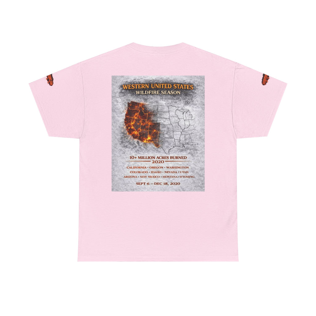I Survived 2020 — S2:E4 "Western U.S. Wildfire Season" | Mid-Season Finale Pt. 1 | Wildfire Edition Memorial Unisex Heavy Cotton Tee (SPECIAL EDITION)