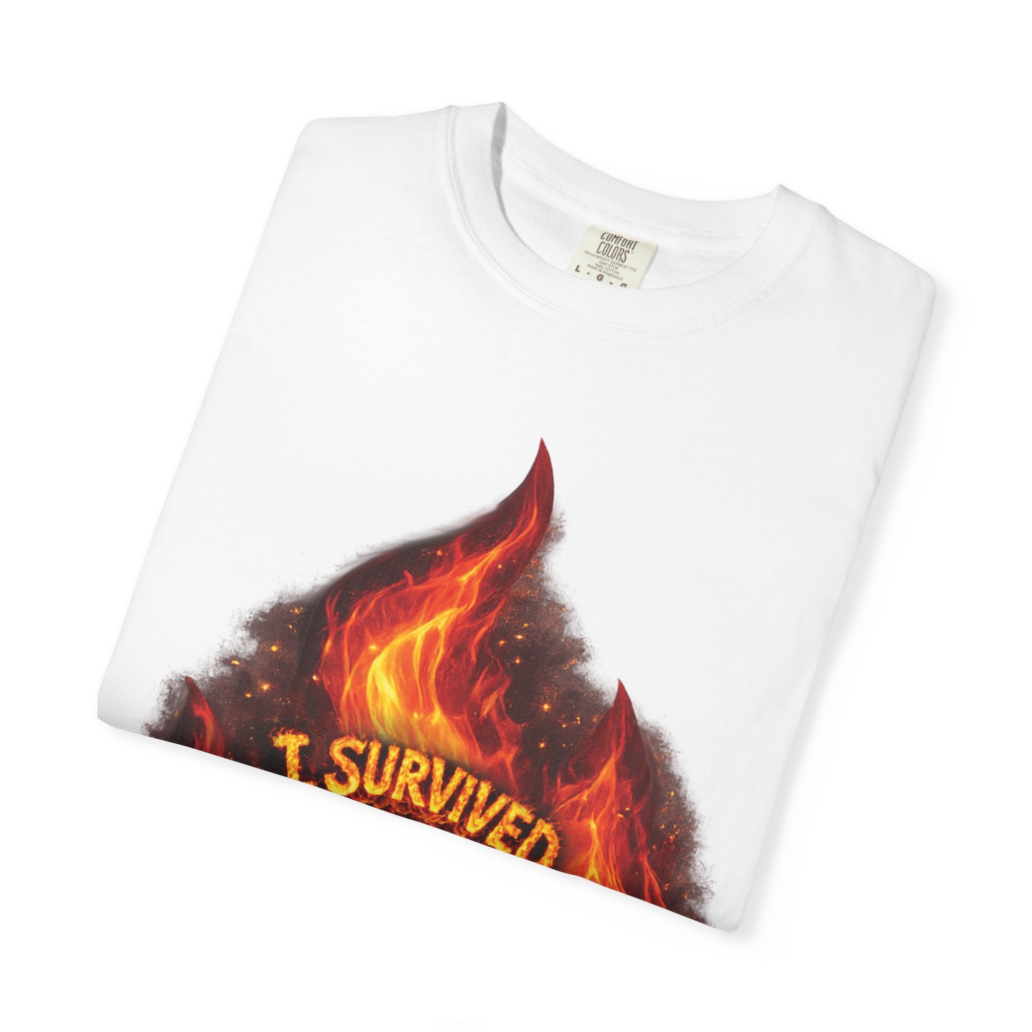 I Survived 2020 — Director's Cut S2:E3 "The California Wildfires" | Wildfire Edition Memorial Unisex Garment-Dyed T-shirt