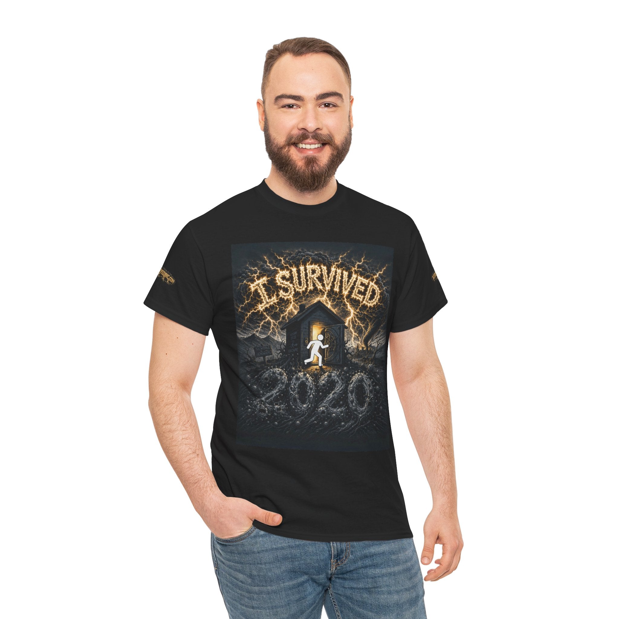 I Survived 2020 — Original PILOT Design: Special Edition Unisex Heavy Cotton Tee