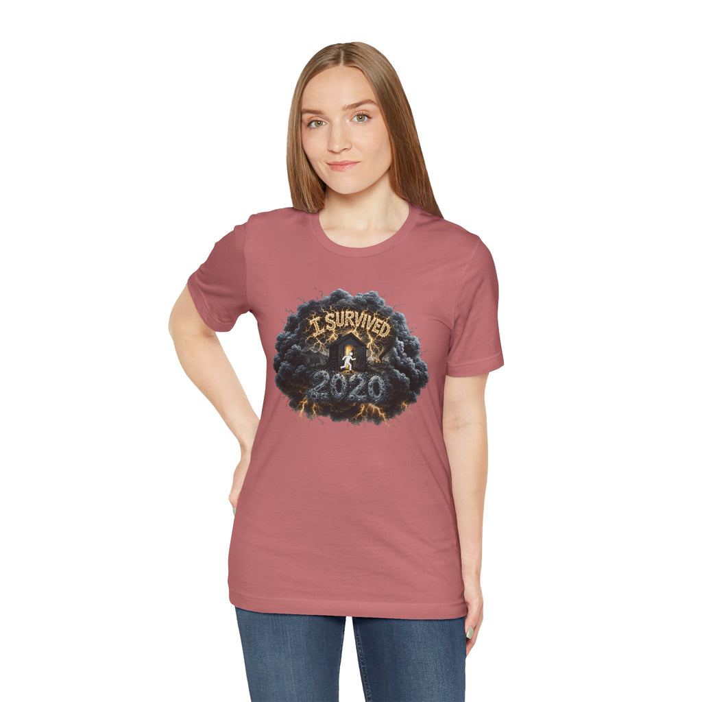 I Survived 2020 — Director's Cut Original Design Teaser Tee | Season 1 Premiere Drop Unisex Jersey Short Sleeve Tee