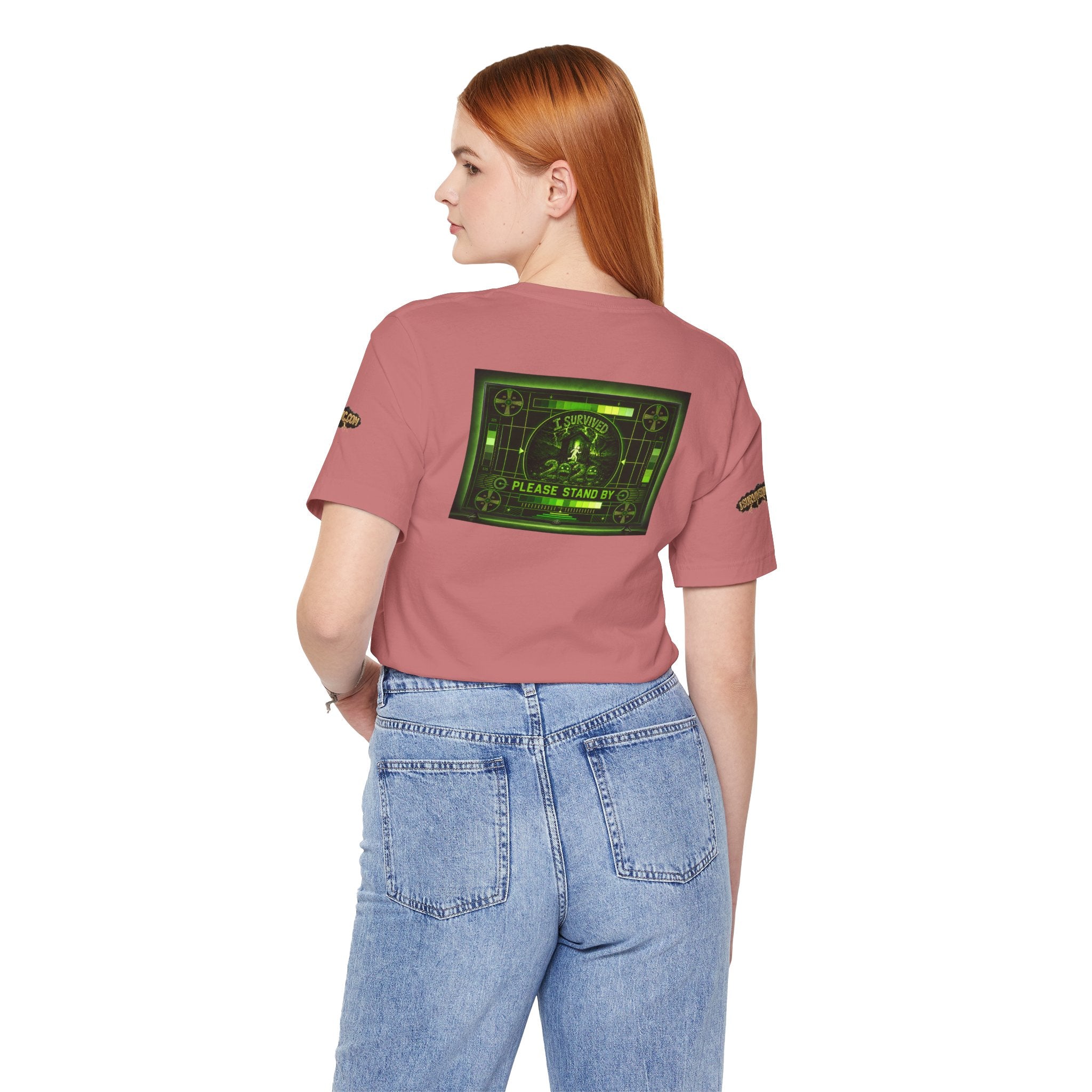 I Survived 2020 — "Please Stand By" Test Pattern Toxic Signal Tee Special Edition Summer Premiere Unisex Jersey Short Sleeve Tee