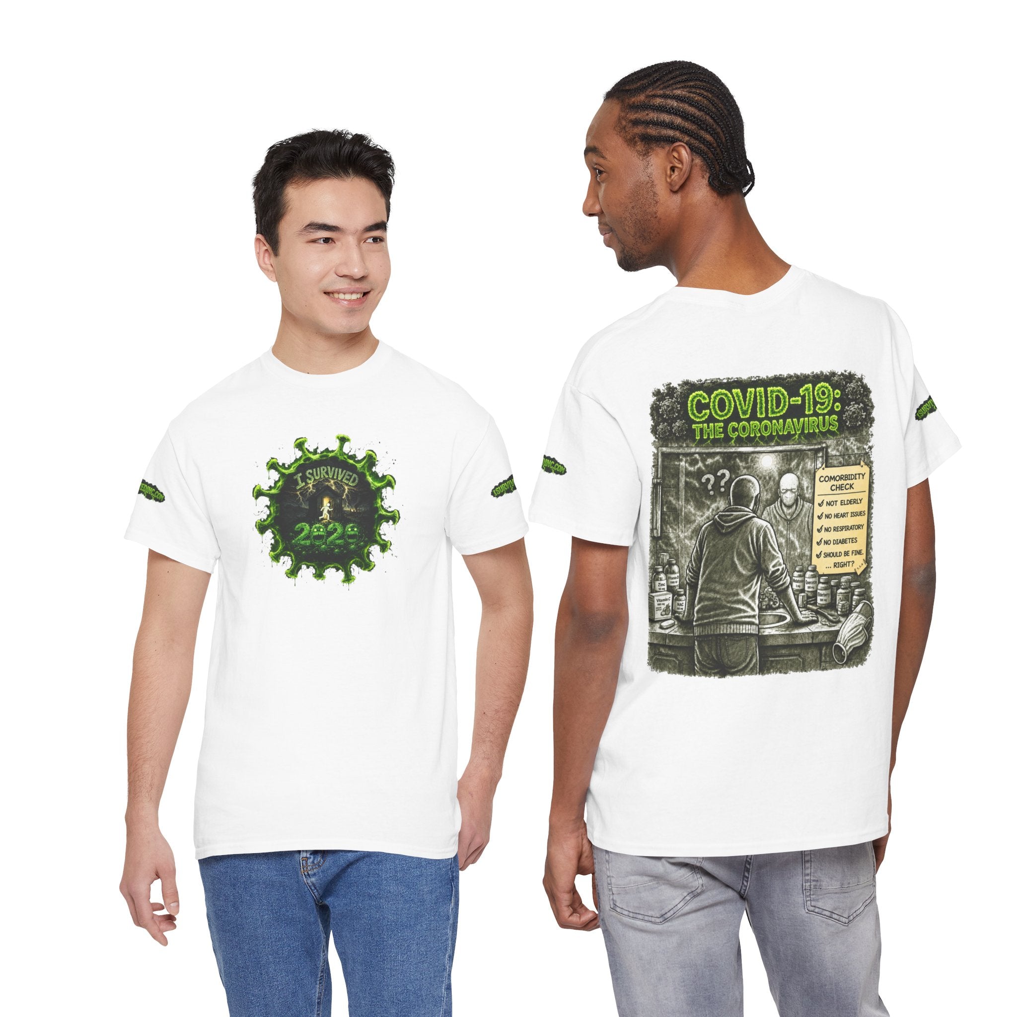 I Survived 2020 — PANDEMIC S1:E1: Director's Cut Special Edition "COVID-19: The Coronavirus" Unisex Heavy Cotton Tee