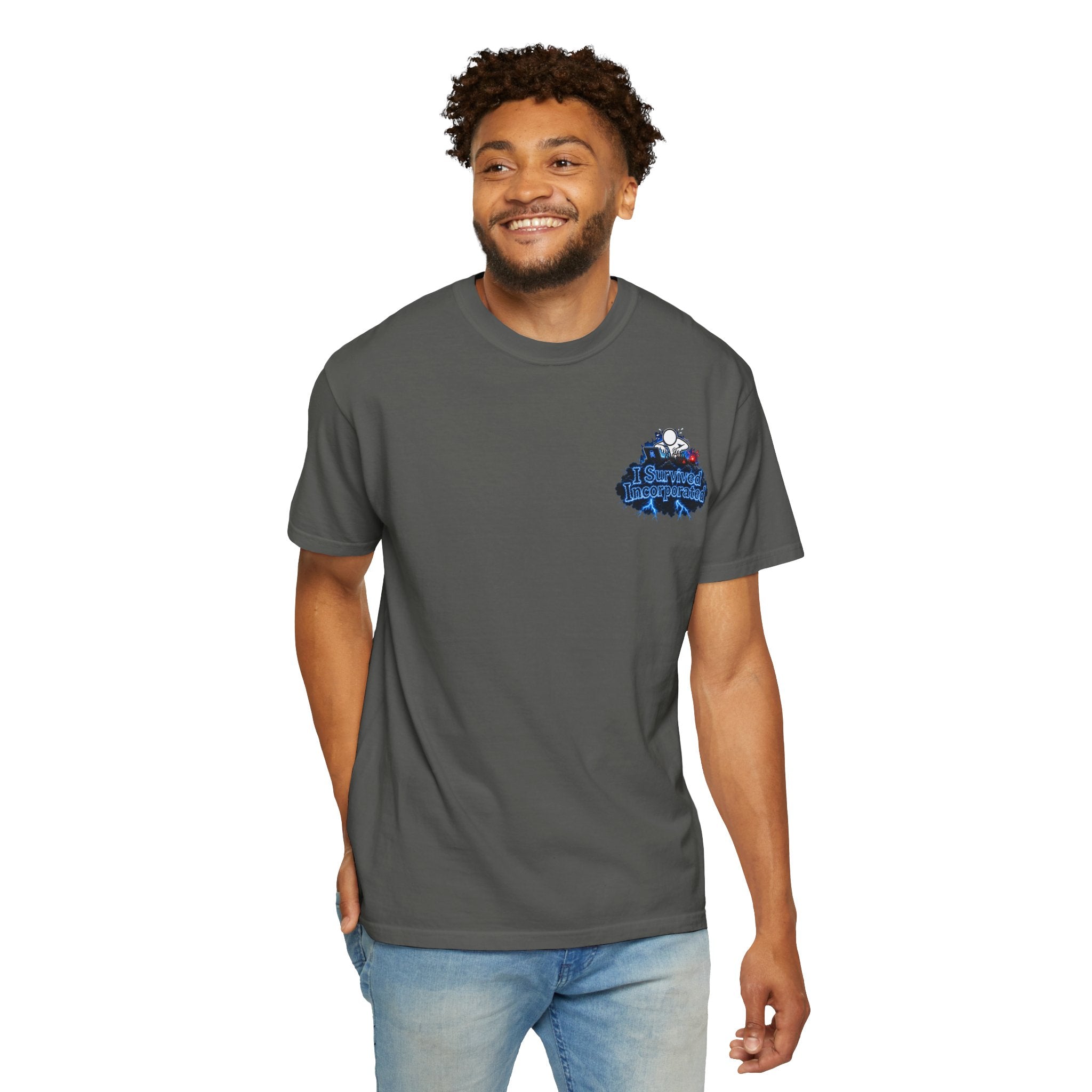 I Survived 2020 — "Please Stand By" Test Pattern Tee Lockdown Special Edition Summer Exclusive Unisex Garment-Dyed T-shirt