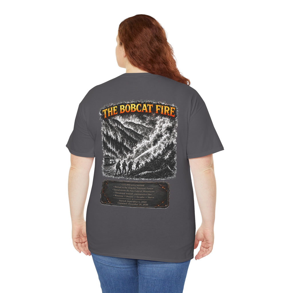 I Survived 2020 — WILDFIRES S2:E2: "The Bobcat Fire" Memorial Unisex Heavy Cotton Tee