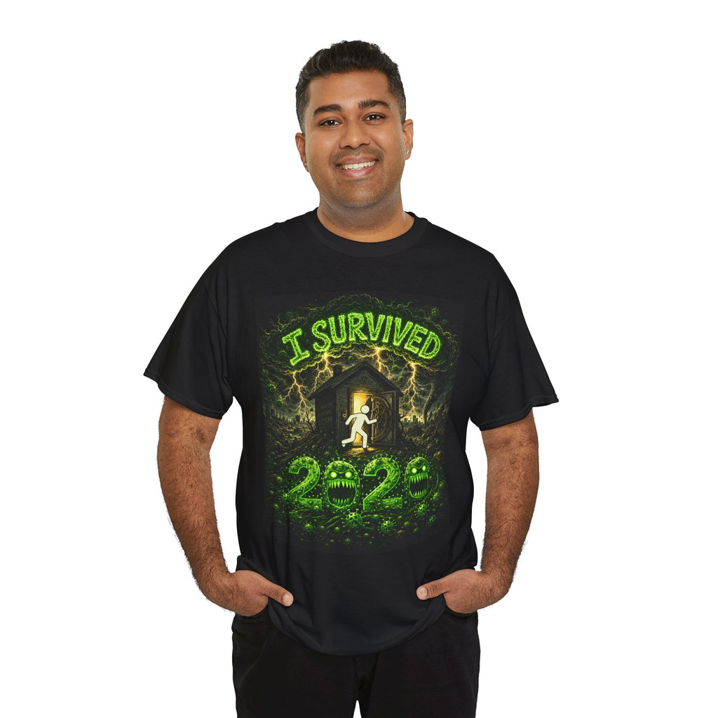 I Survived 2020 — S1:E2 "The Coming of COVID" | Pandemic Edition Unisex Heavy Cotton Tee