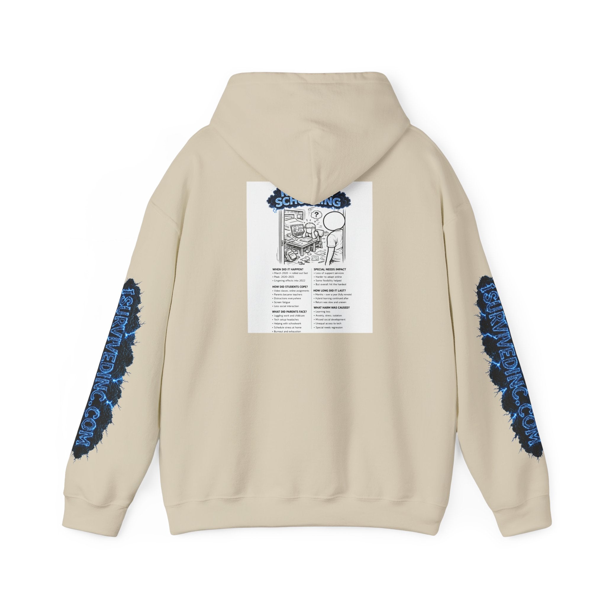I Survived 2020 — S3:E3 "Remote Schooling" | Lockdown Edition Documentary Hoodie Sweatshirt