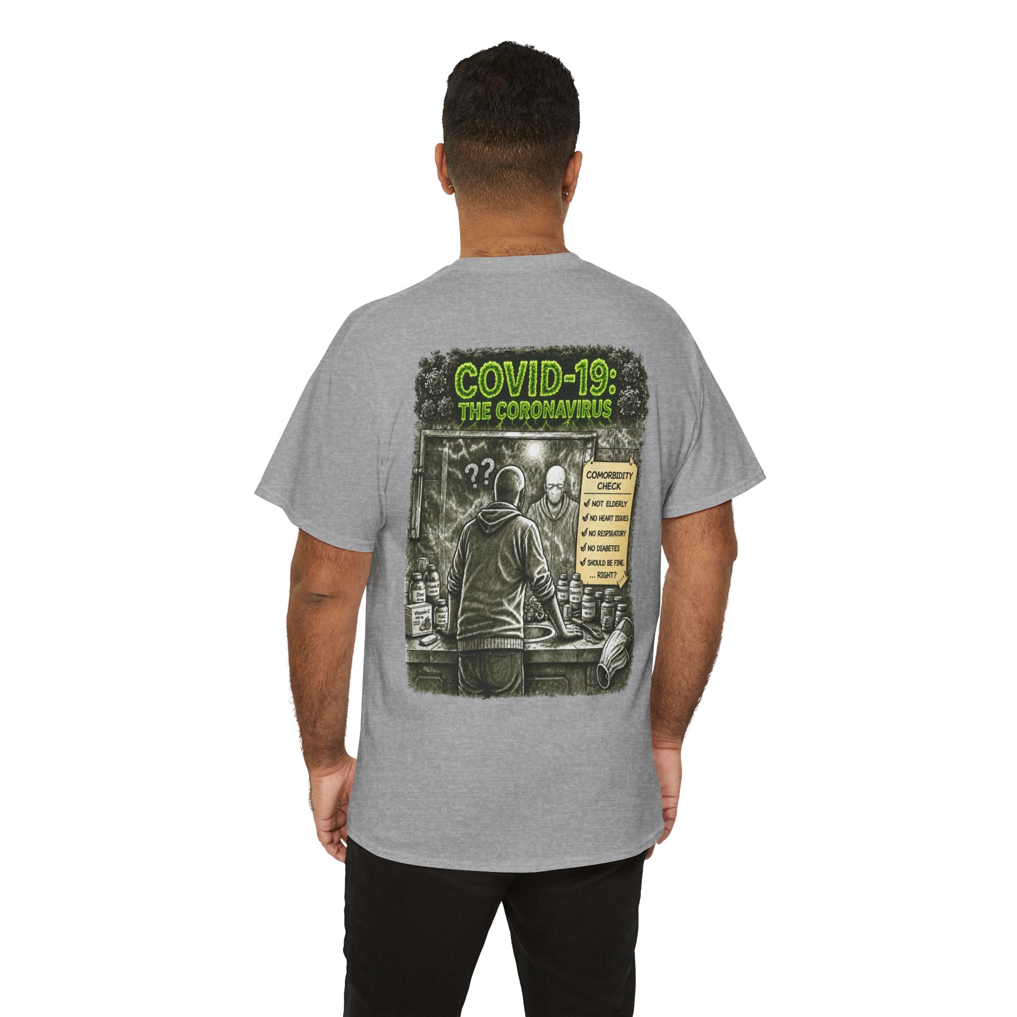 I Survived 2020 — PANDEMIC S1:E1: Director's Cut "COVID-19: The Coronavirus" Unisex Heavy Cotton Tee