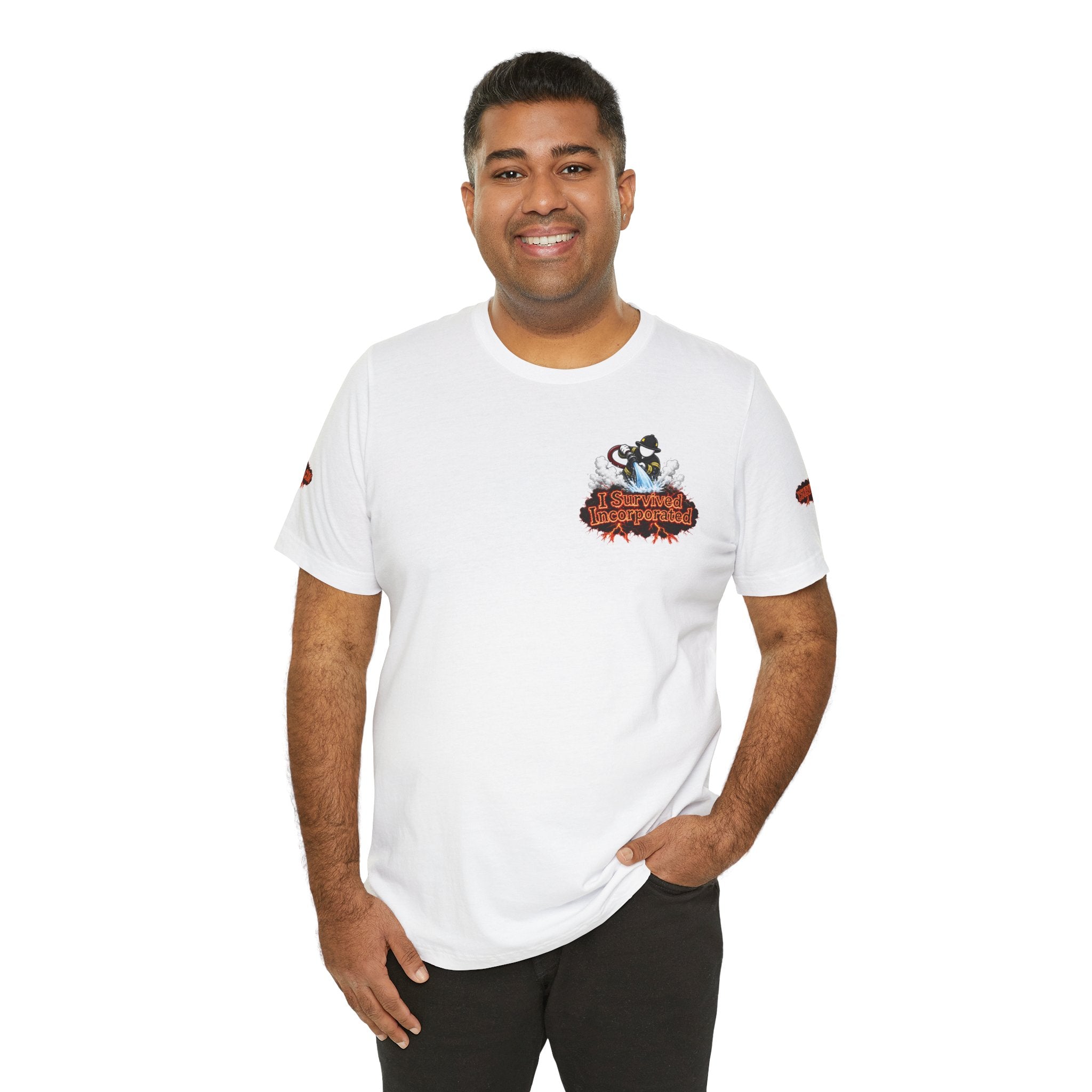 I Survived 2020 — "Please Stand By" Test Pattern Tee Wildfire Signal Special Edition Summer Premiere Unisex Jersey Short Sleeve Tee