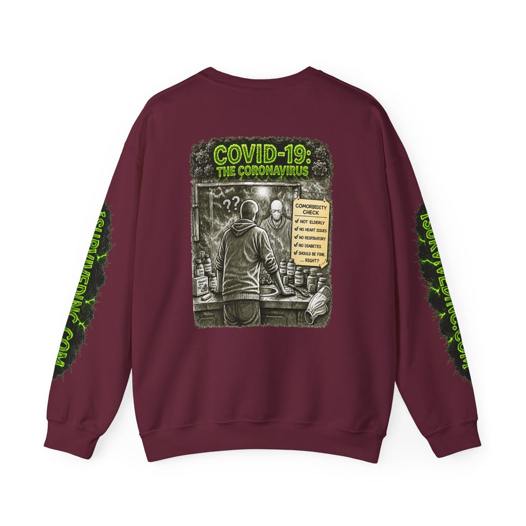 I Survived 2020 — PANDEMIC S1:E1: "COVID-19: The Coronavirus" Unisex Heavy Blend™ Crewneck Sweatshirt
