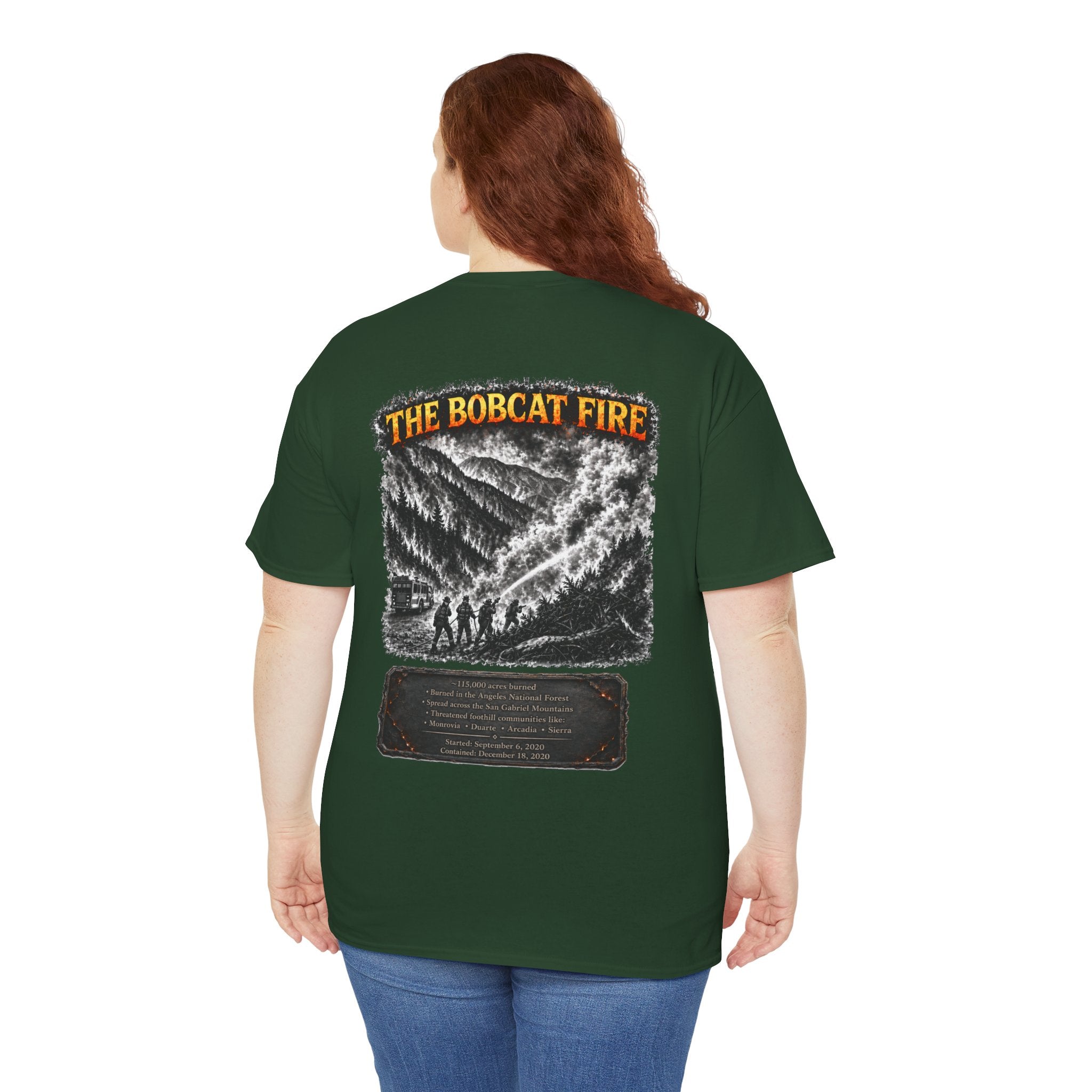 I Survived 2020 — Director's Cut S2:E2 "The Bobcat Fire" | Wildfire Edition Memorial Unisex Heavy Cotton Tee