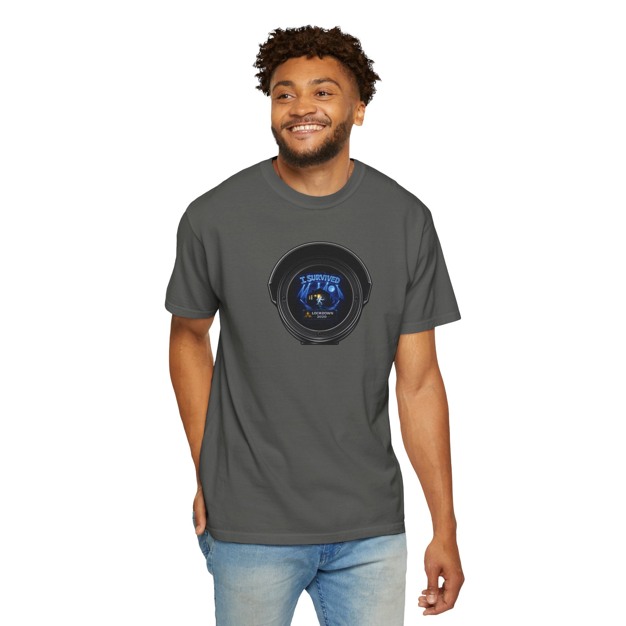 I Survived 2020 —  LOCKDOWN S3:E2: Director's Cut "Dating Under Lockdown" Unisex Garment-Dyed T-shirt