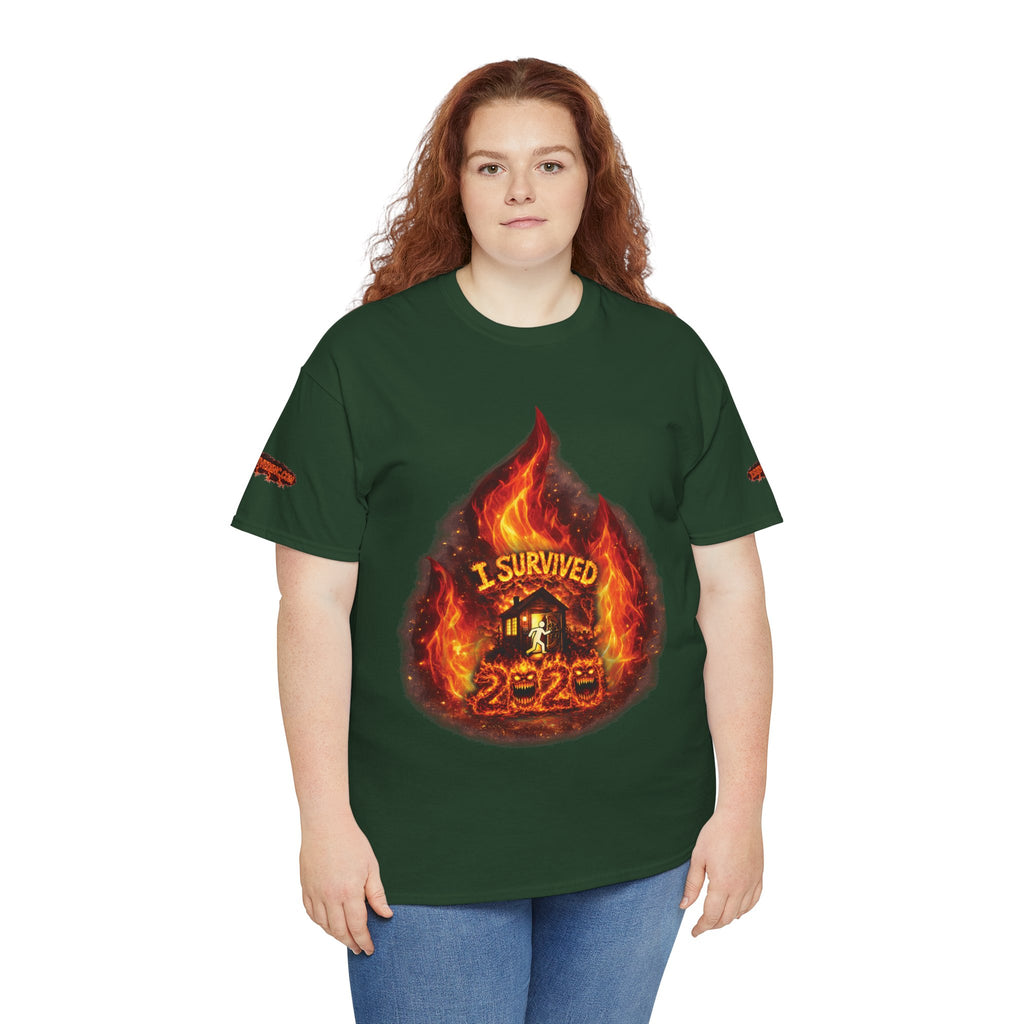 I Survived 2020 — Director's Cut S2:E4 "Western U.S. Wildfire Season" | Mid-Season Finale Pt. 1 | Wildfire Edition Memorial Unisex Heavy Cotton Tee (SPECIAL EDITION)