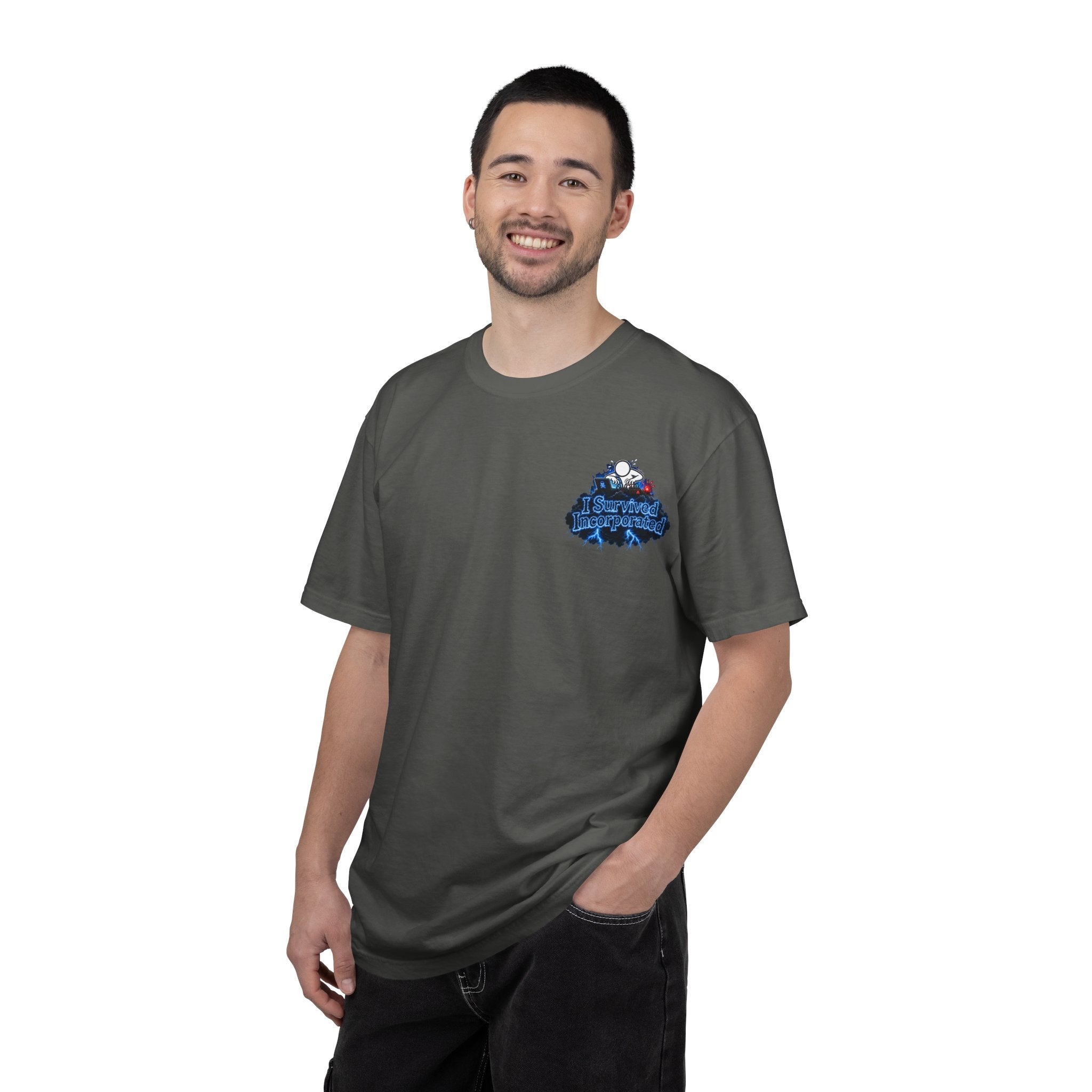 I Survived 2020 — "Please Stand By" Test Pattern Tee Lockdown Special Edition Summer Exclusive Unisex Garment-Dyed T-shirt