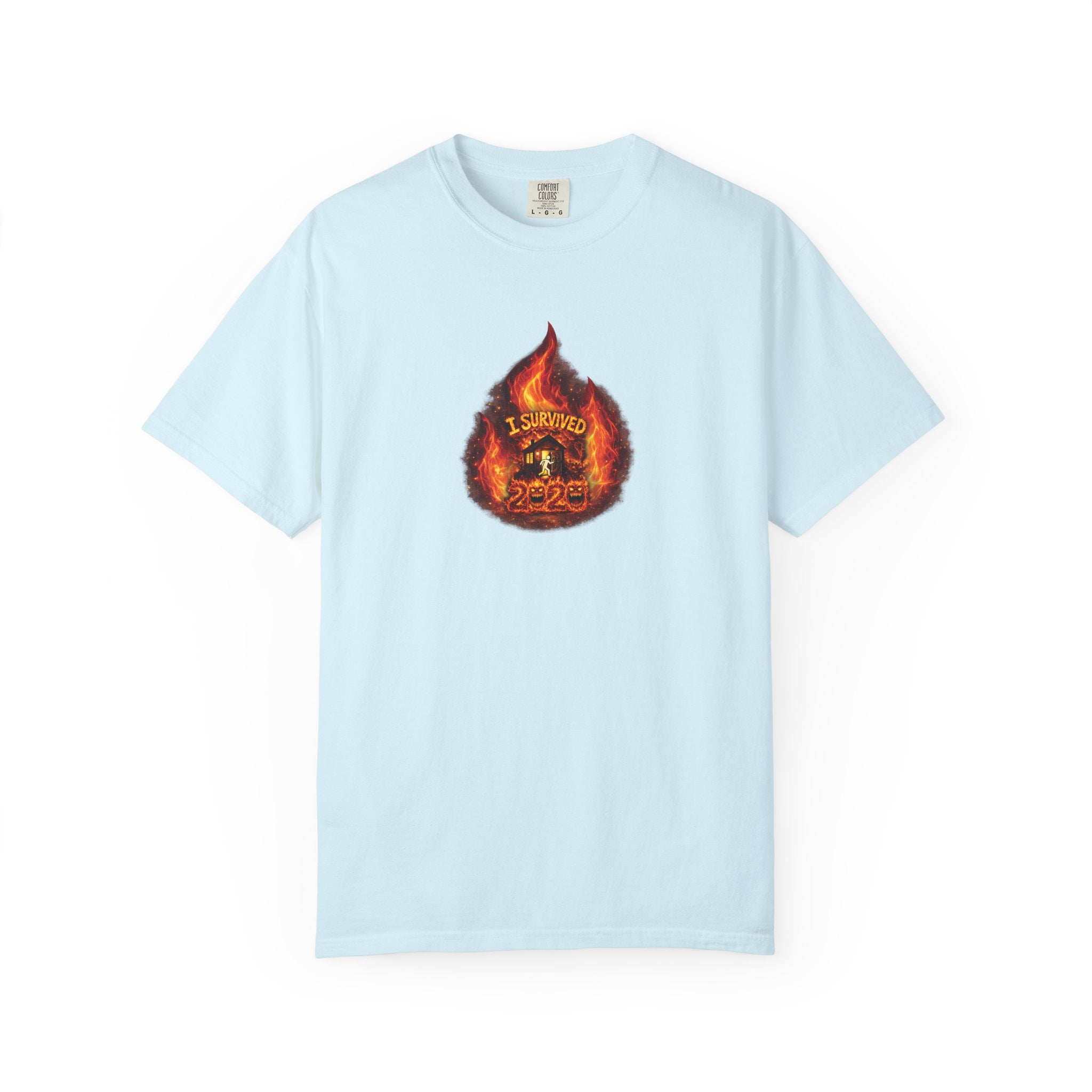 I Survived 2020 — WILDFIRES S2:E4: Director's Cut "Western U.S. Wildfire Season" Memorial Unisex Garment-Dyed T-shirt