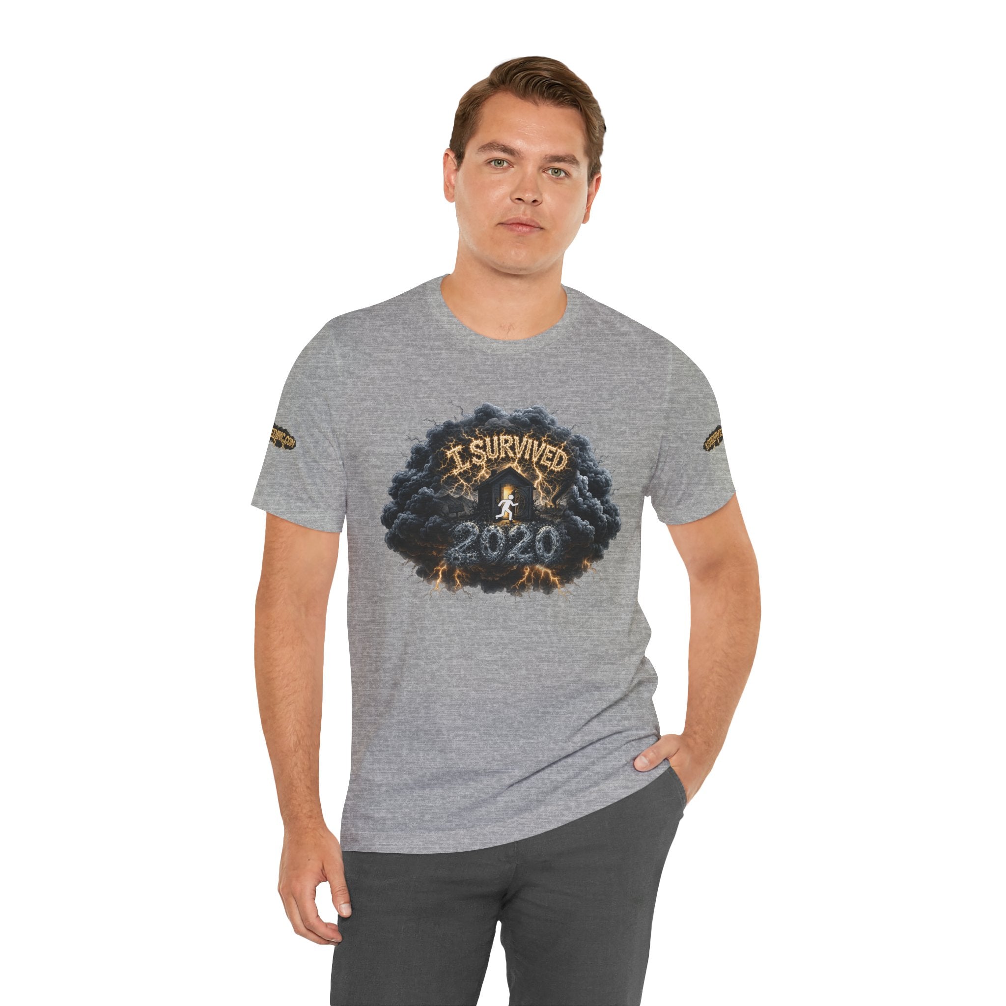 I Survived 2020 — Director's Cut Original Design Teaser Tee | Season 1 Premiere Drop Unisex Jersey Short Sleeve Tee
