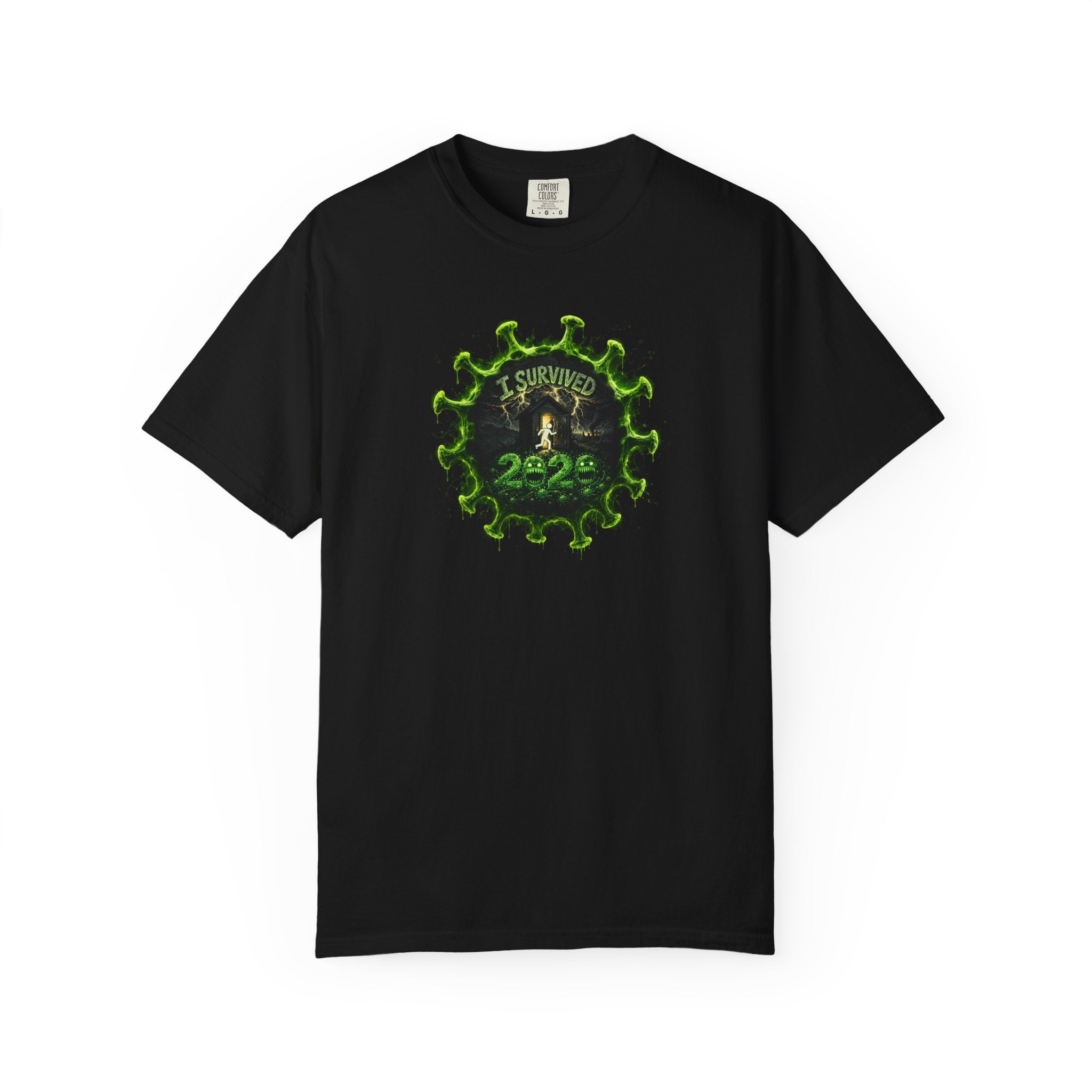 I Survived 2020 — PANDEMIC S1:E3: Director's Cut "The Jab!" Unisex Garment-Dyed T-shirt