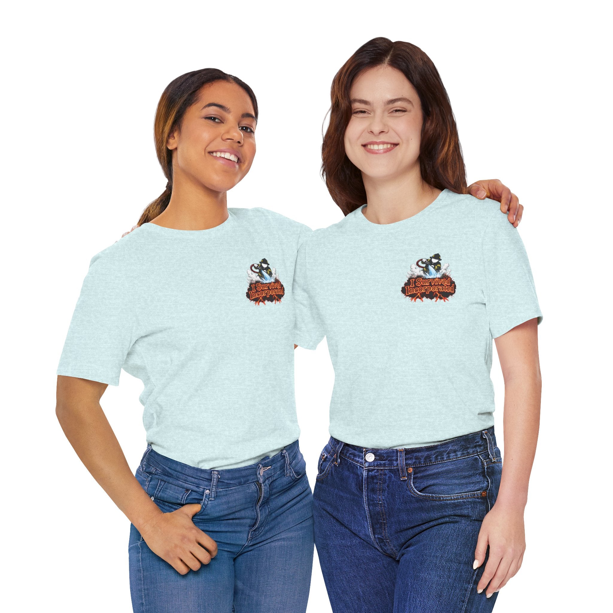 I Survived 2020 — "Please Stand By" Test Pattern Tee Wildfire Signal Edition Summer Premiere Unisex Jersey Short Sleeve Tee