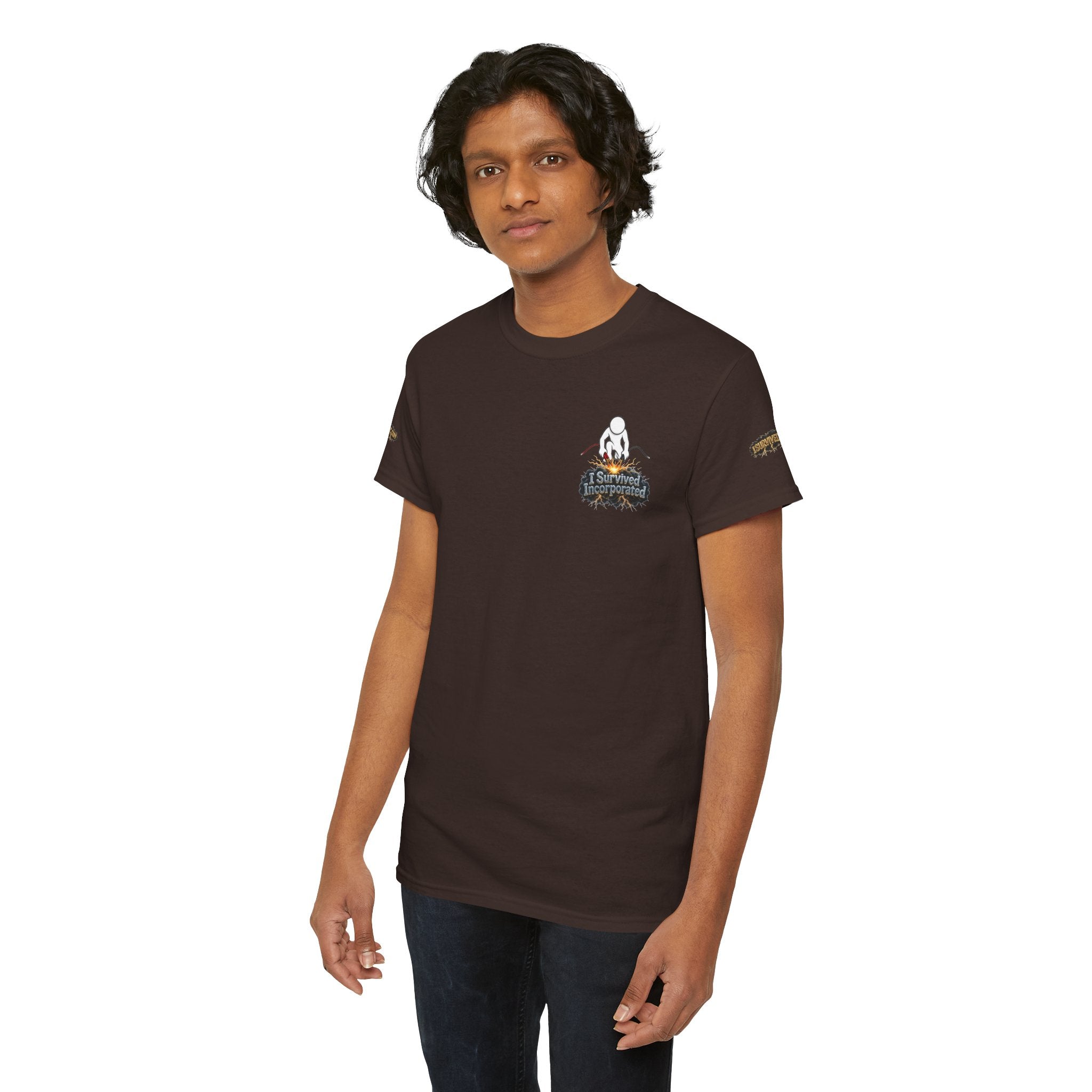 I Survived 2020 — "Please Stand By" Test Pattern Tee Special Edition Summer Premier Unisex Heavy Cotton Tee