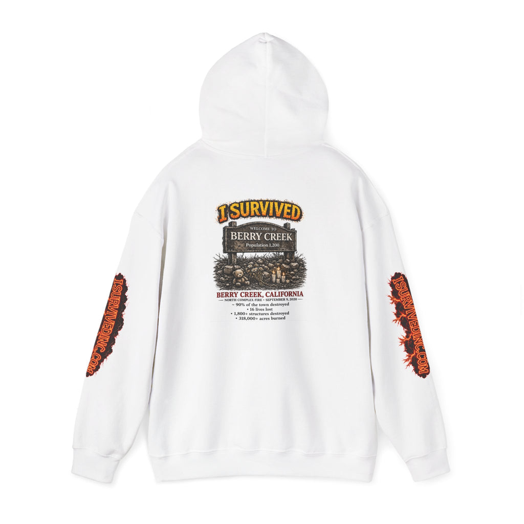 I Survived 2020 — S2:E1 "Berry Creek" | Wildfire Edition Memorial Hoodie Sweatshirt