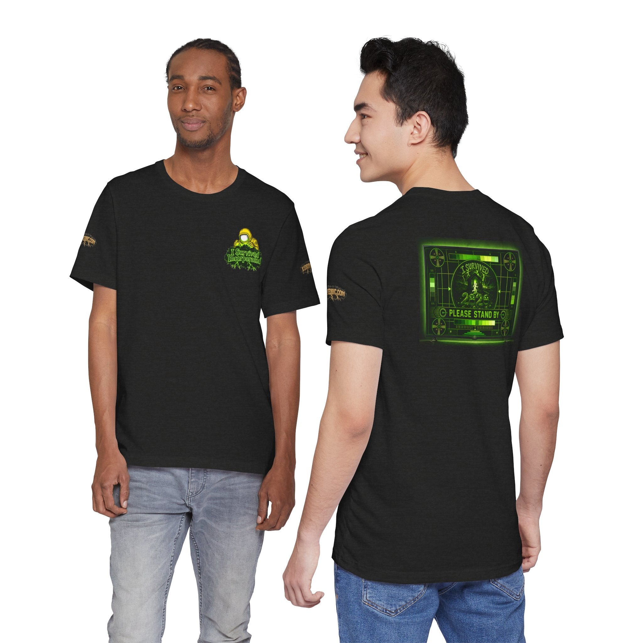 I Survived 2020 — "Please Stand By" Test Pattern Toxic Signal Tee Special Edition Summer Premiere Unisex Jersey Short Sleeve Tee