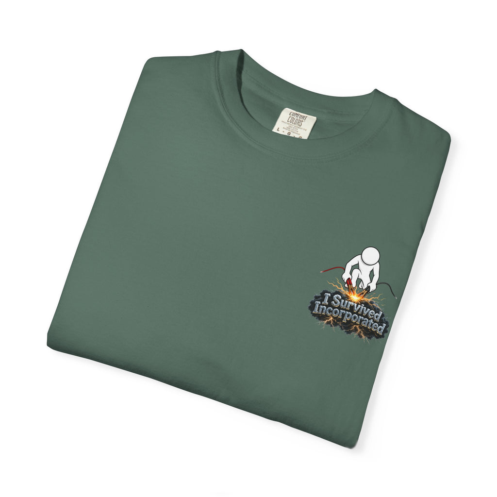 I Survived 2020 — "Please Stand By" Test Pattern Tee Summer Premier Unisex Garment-Dyed T-shirt