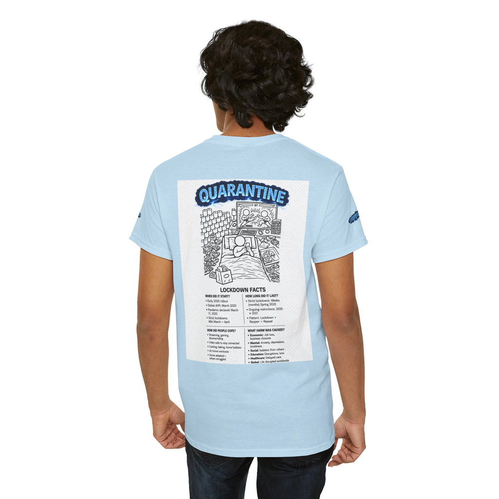 J'ai survécu à 2020 — S3:E1 « Quarantaine » | T-shirt unisexe en coton épais édition Confinement (ÉDITION SPÉCIALE)