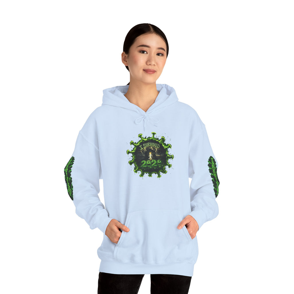 I Survived 2020 — Director's Cut S1:E2 "The Coming of COVID" | Pandemic Edition Hoodie Sweatshirt