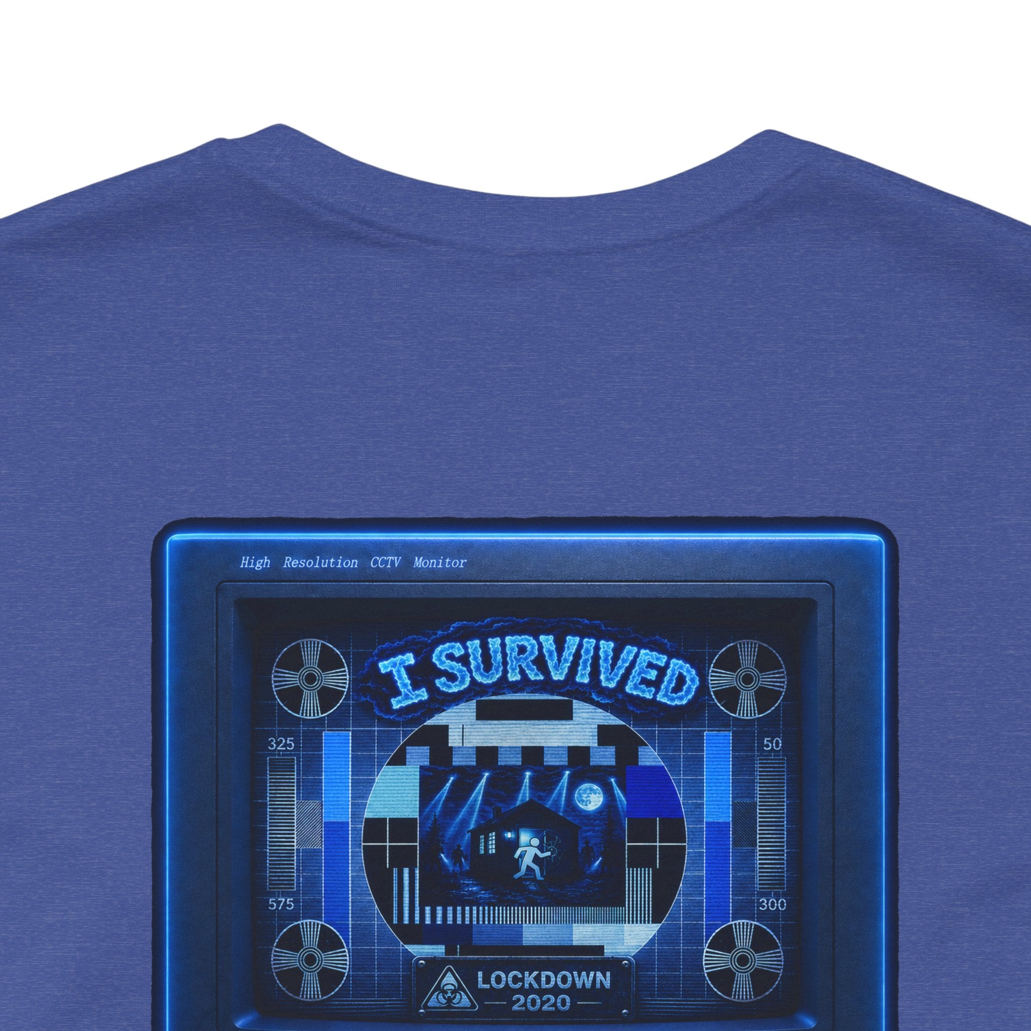 I Survived 2020 — "Please Stand By" Test Pattern Tee Lockdown Summer Exclusive Unisex Jersey Short Sleeve Tee