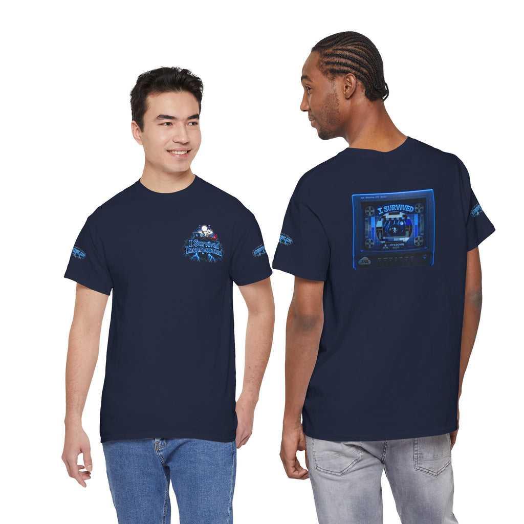 I Survived 2020 — "Please Stand By" Test Pattern Tee Lockdown Special Edition Summer Exclusive Unisex Heavy Cotton Tee