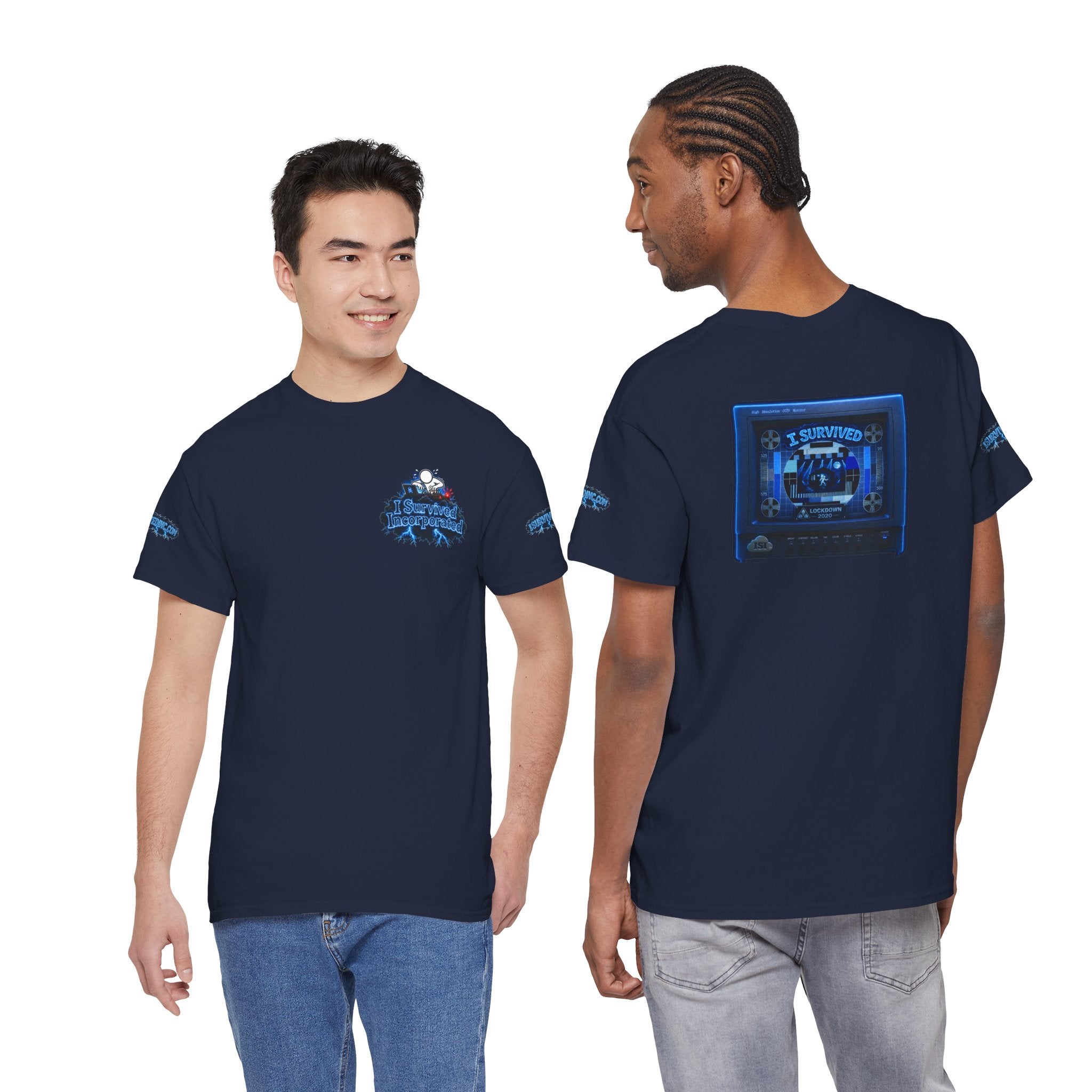 I Survived 2020 — "Please Stand By" Test Pattern Tee Lockdown Special Edition Summer Exclusive Unisex Heavy Cotton Tee