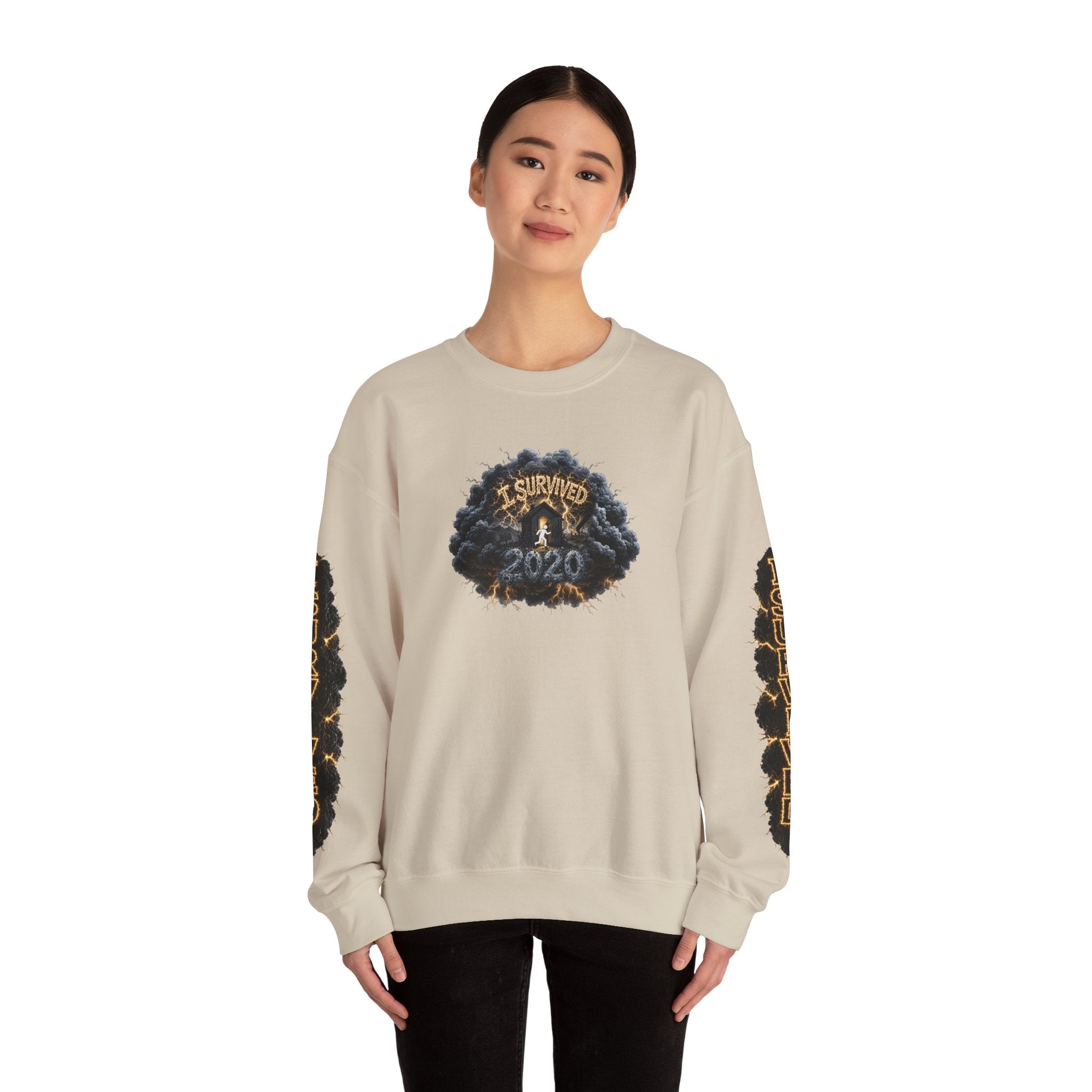 I Survived 2020 — Original PILOT Design: Director's Cut Special Edition Unisex Heavy Blend™ Crewneck Sweatshirt