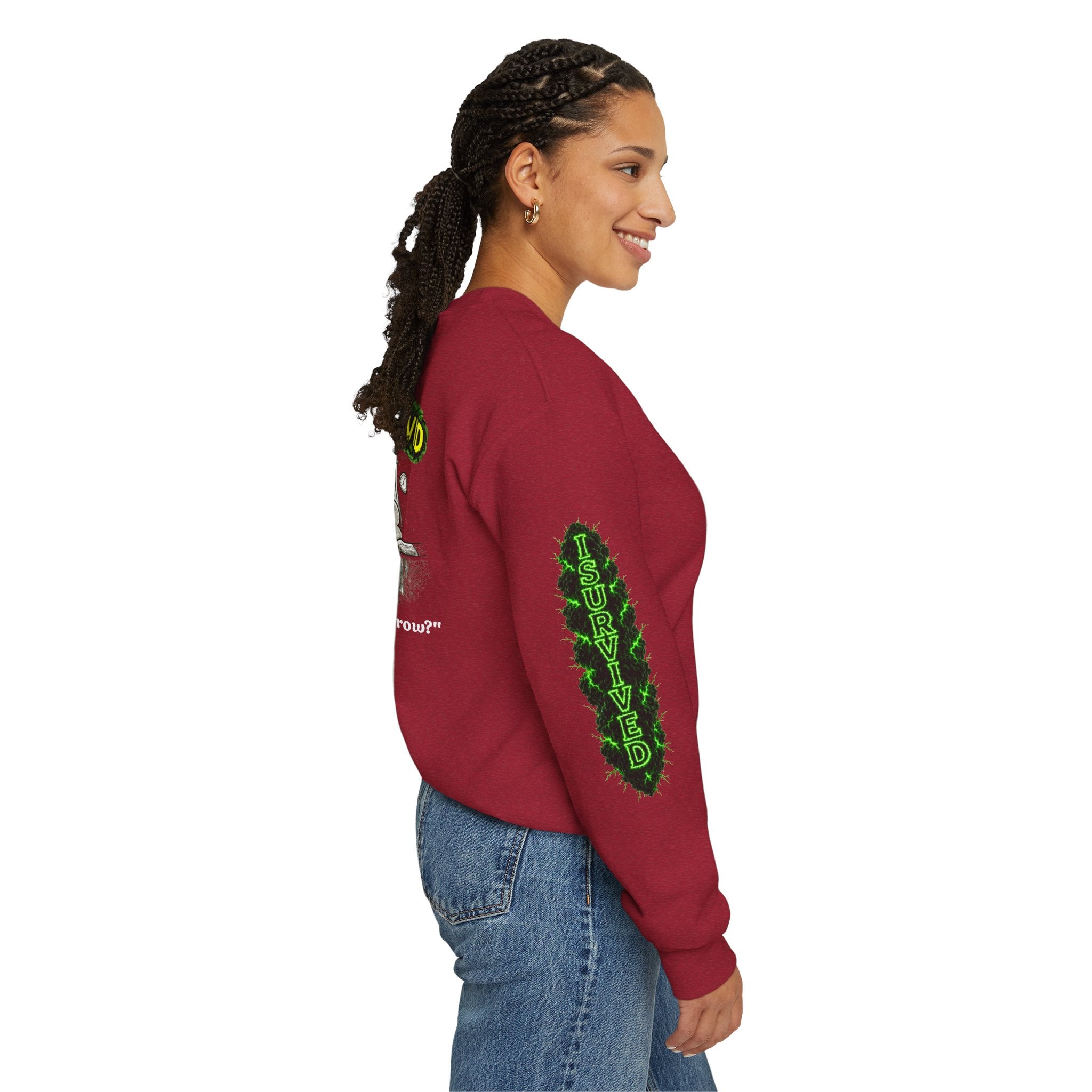 I Survived 2020 — PANDEMIC S1:E2: Director's Cut "The Coming of COVID" Unisex Heavy Blend™ Crewneck Sweatshirt