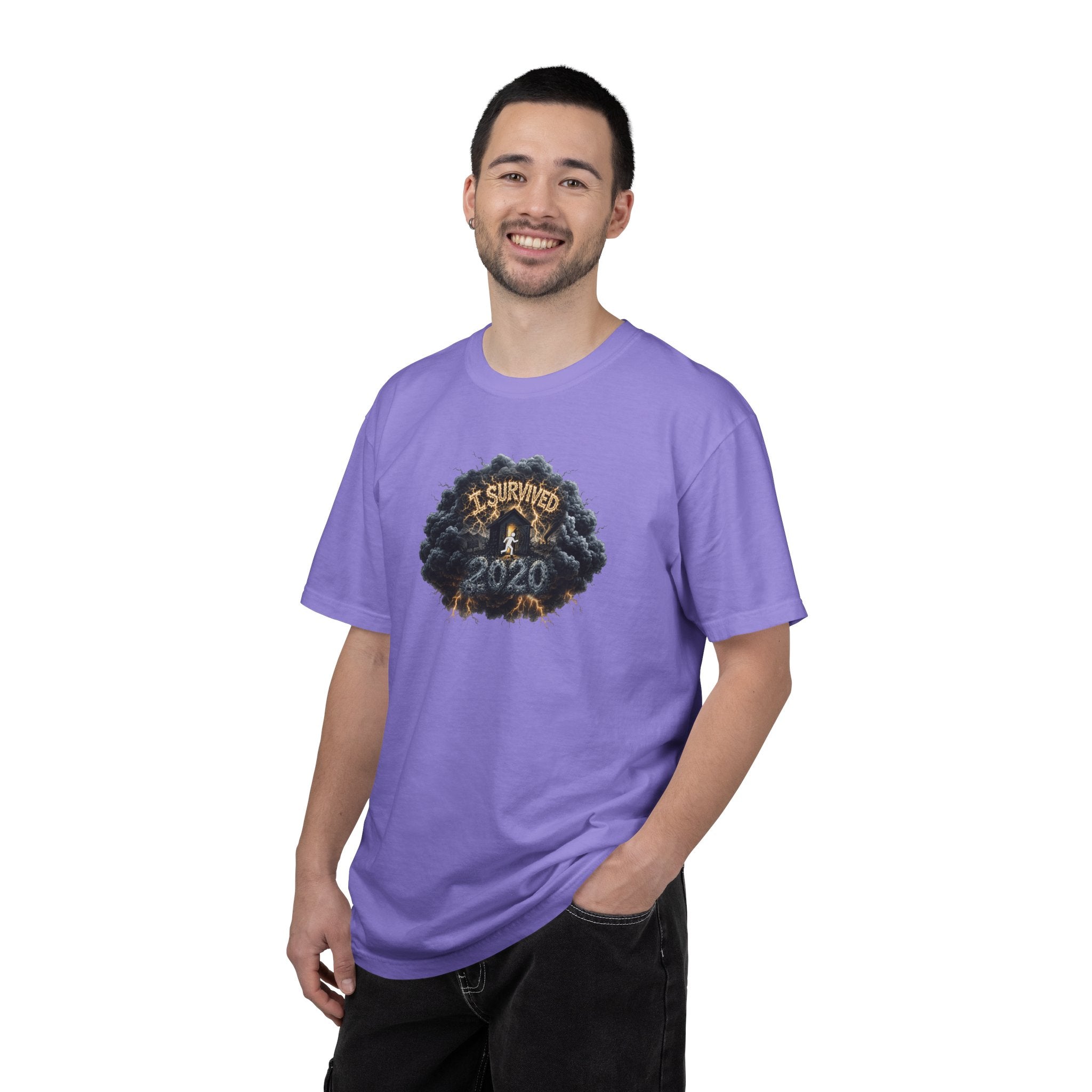 I Survived 2020 — Original PILOT Design: Director's Cut Unisex Garment-Dyed T-shirt