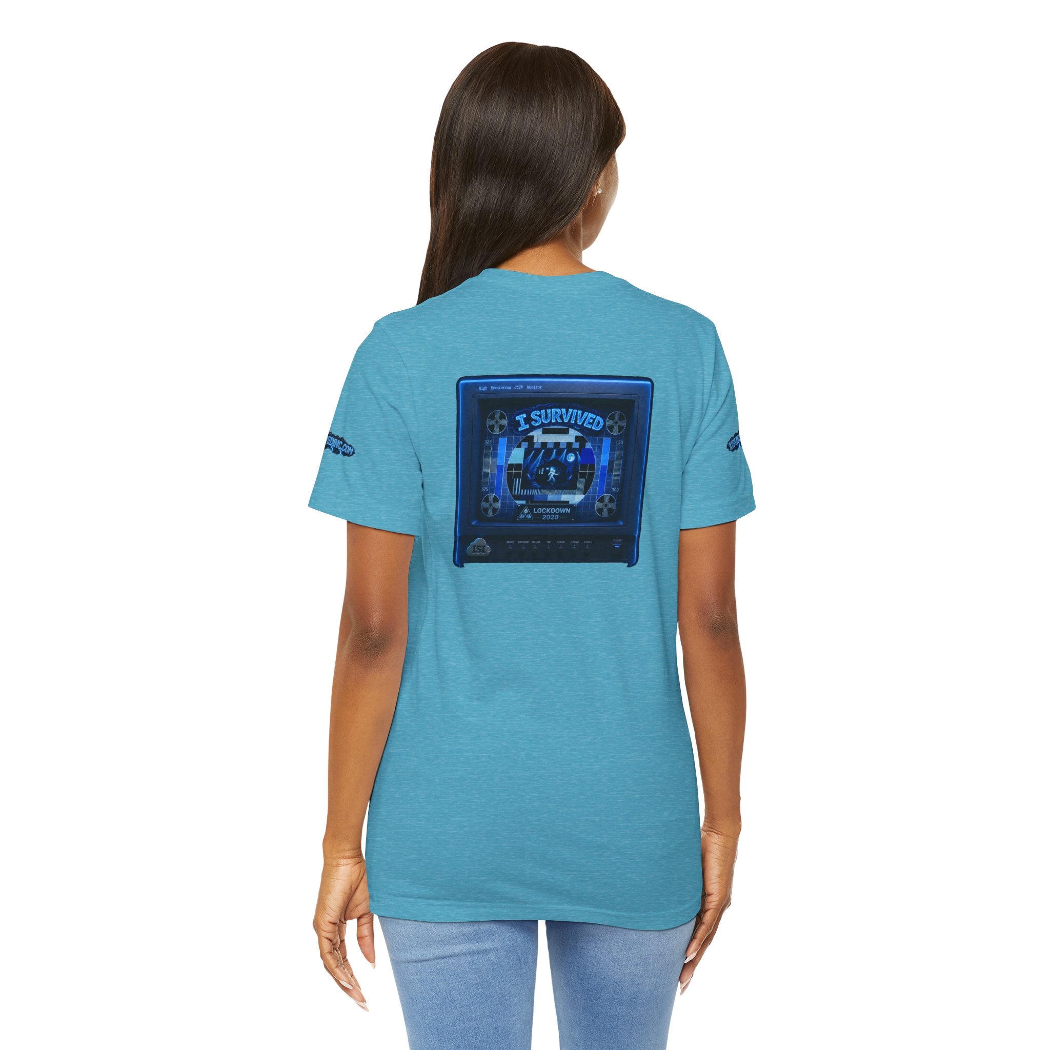 I Survived 2020 — "Please Stand By" Test Pattern Tee Lockdown Special Edition Summer Exclusive Unisex Jersey Short Sleeve Tee