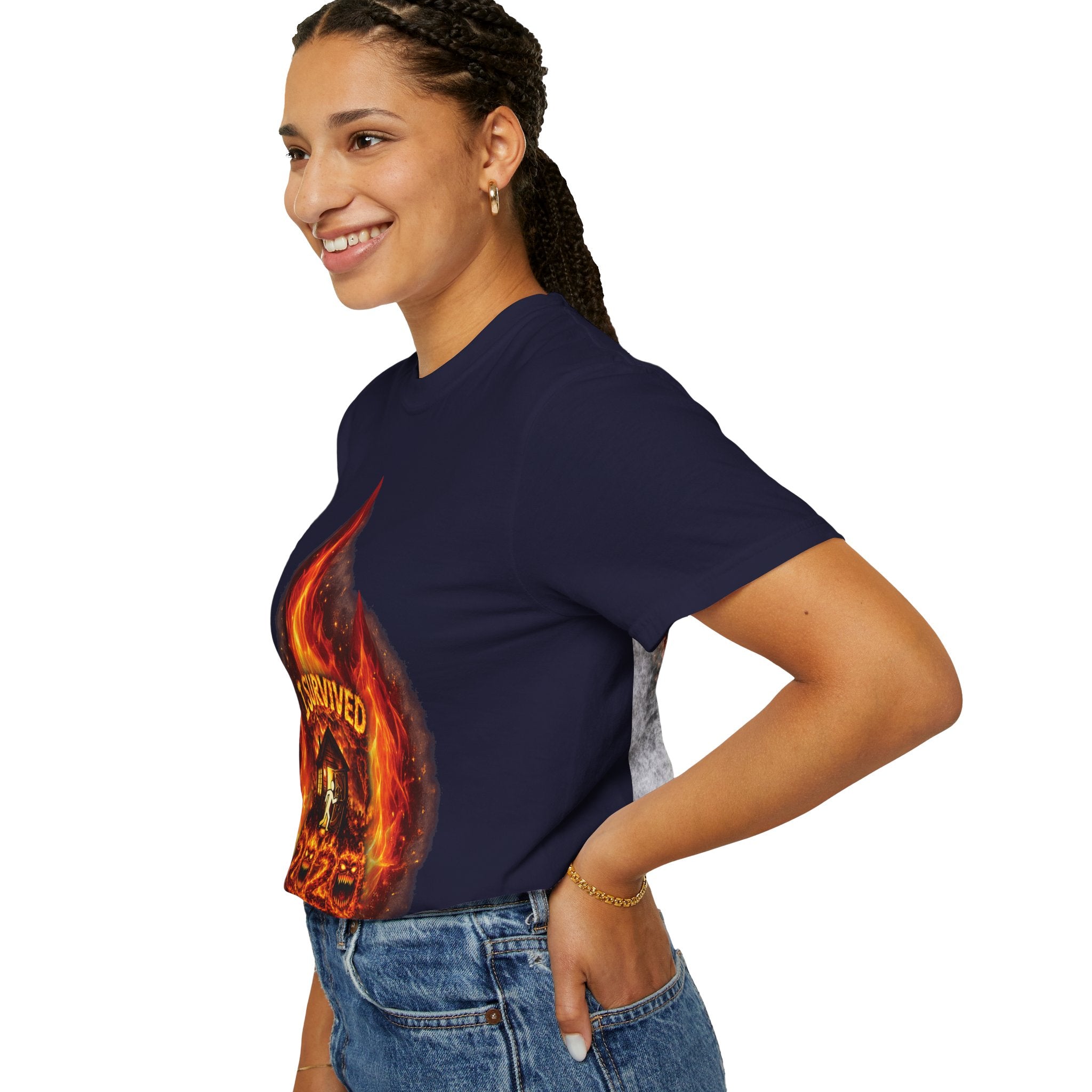 I Survived 2020 — Director's Cut S2:E4 "Western U.S. Wildfire Season" | Mid-Season Finale Pt. 1 | Wildfire Edition Memorial Unisex Garment-Dyed T-shirt