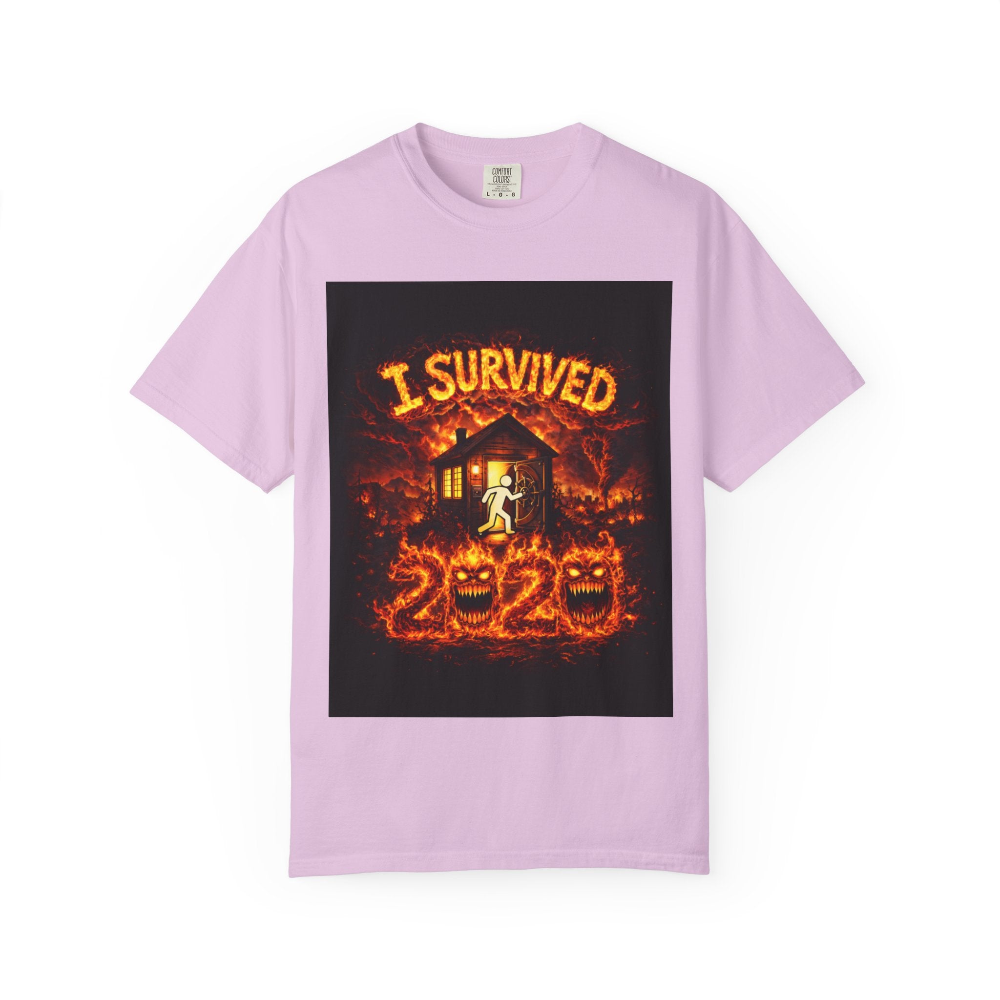 J'ai survécu à 2020 — S2:E2 "L'incendie de Bobcat" | T-shirt unisexe commémoratif teint pour le souvenir - Édition feux de forêt