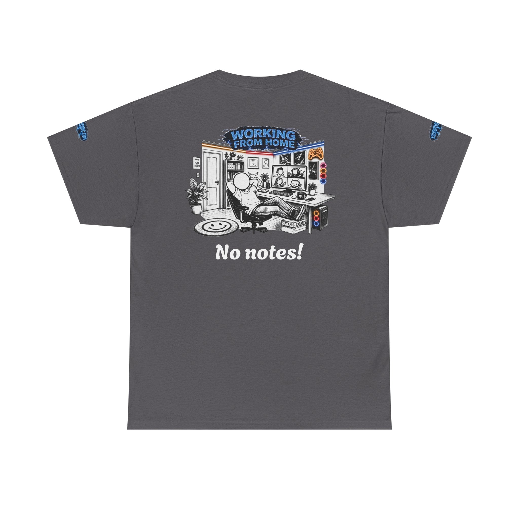 I Survived 2020 — LOCKDOWN S3:E4: Special Edition "Working From Home" Unisex Heavy Cotton Tee