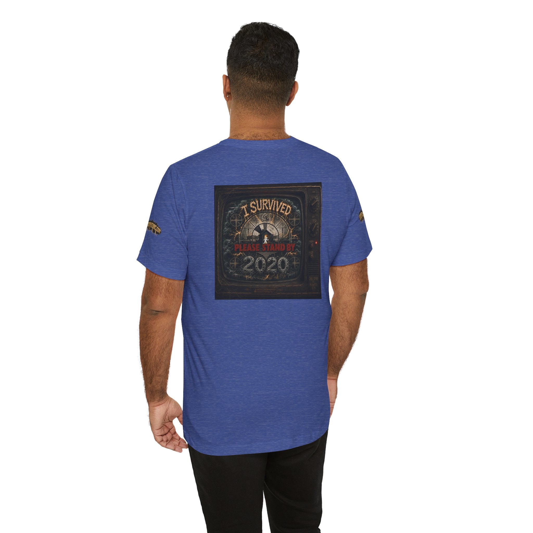 I Survived 2020 — "Please Stand By" Test Pattern Tee Special Edition Summer Premier Unisex Jersey Short Sleeve Tee