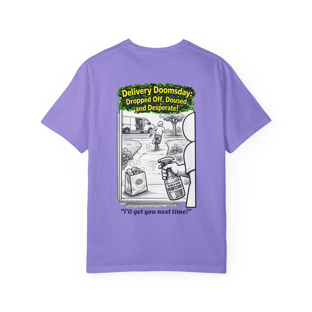 Sobreviví al 2020 — T1:E5 "Apocalipsis de Entregas" | Camiseta unisex teñida de edición Pandemia