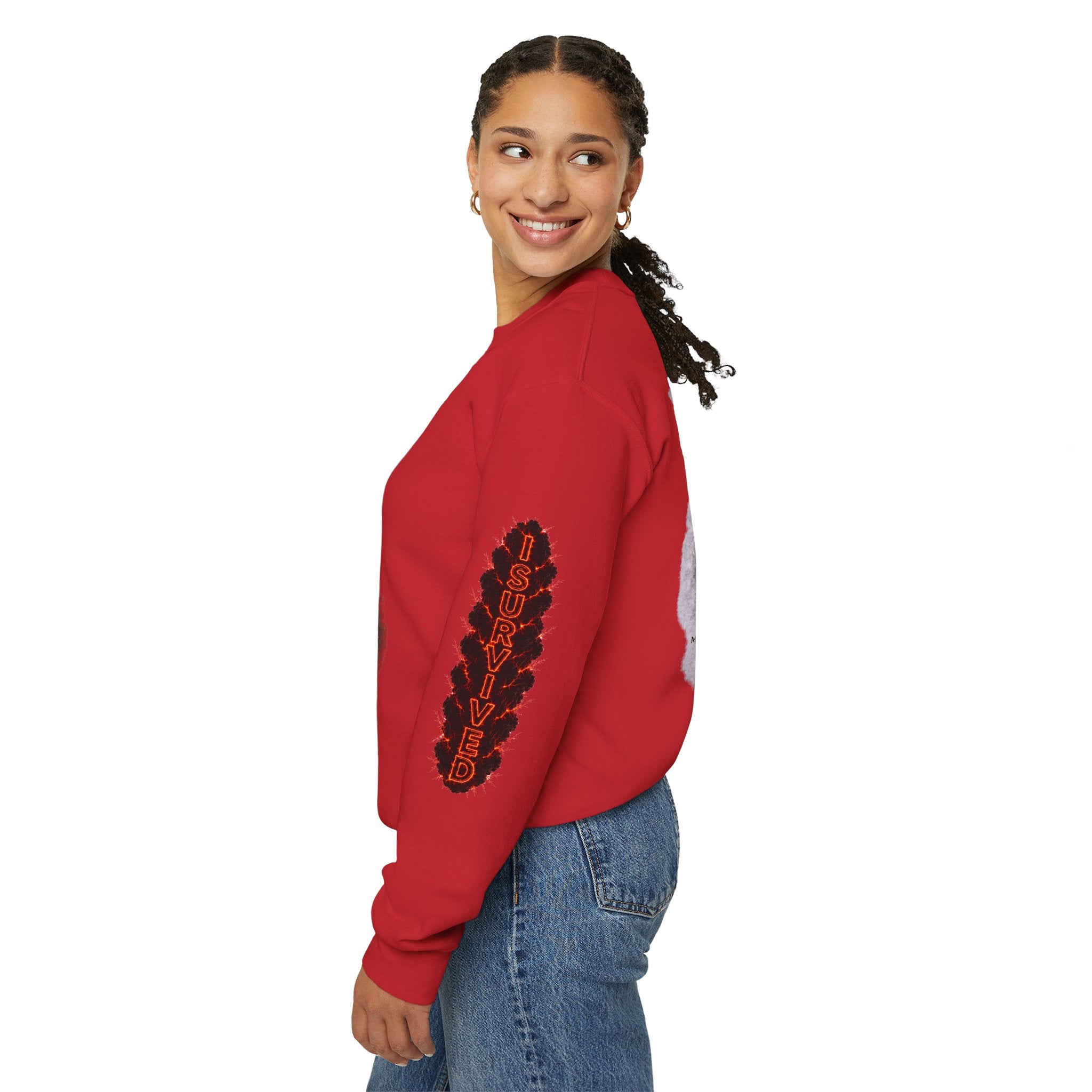 I Survived 2020 — Director's Cut S2:E3 "The California Wildfires" | Wildfire Edition Memorial Unisex Heavy Blend™ Crewneck Sweatshirt