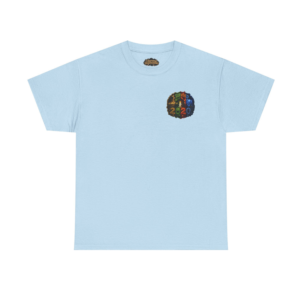 I Survived 2020 — "No Signal" Test Pattern Tee Alien Broadcast Finale Summer Premiere Unisex Heavy Cotton Tee