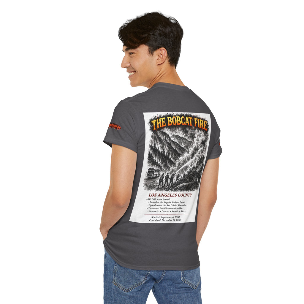 I Survived 2020 — S2:E2 "The Bobcat Fire" | Wildfire Edition Memorial Unisex Heavy Cotton Tee (SPECIAL EDITION)
